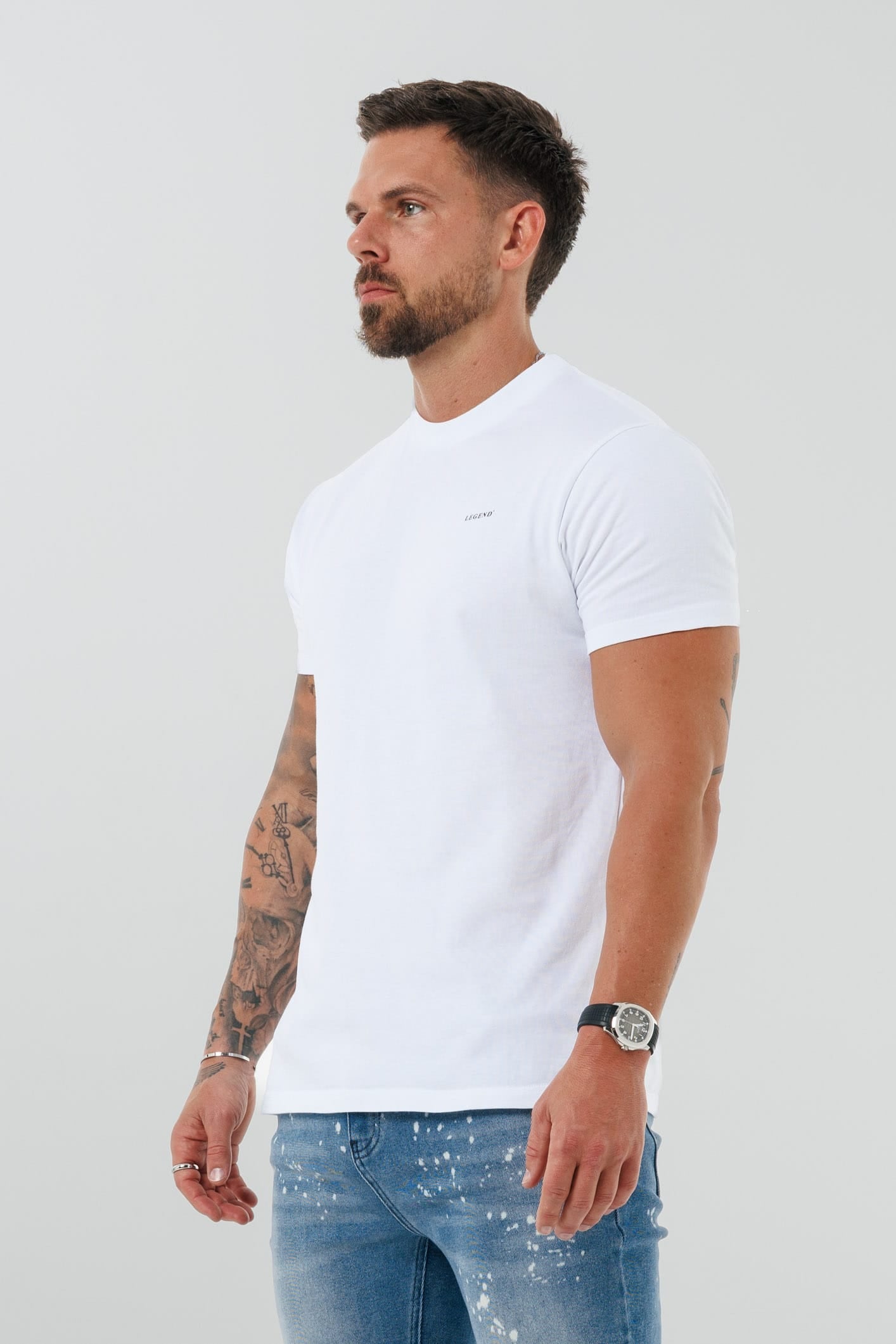 Legend London T-SHIRT - BASICS PREMIUM BASICS T-SHIRT - WHITE