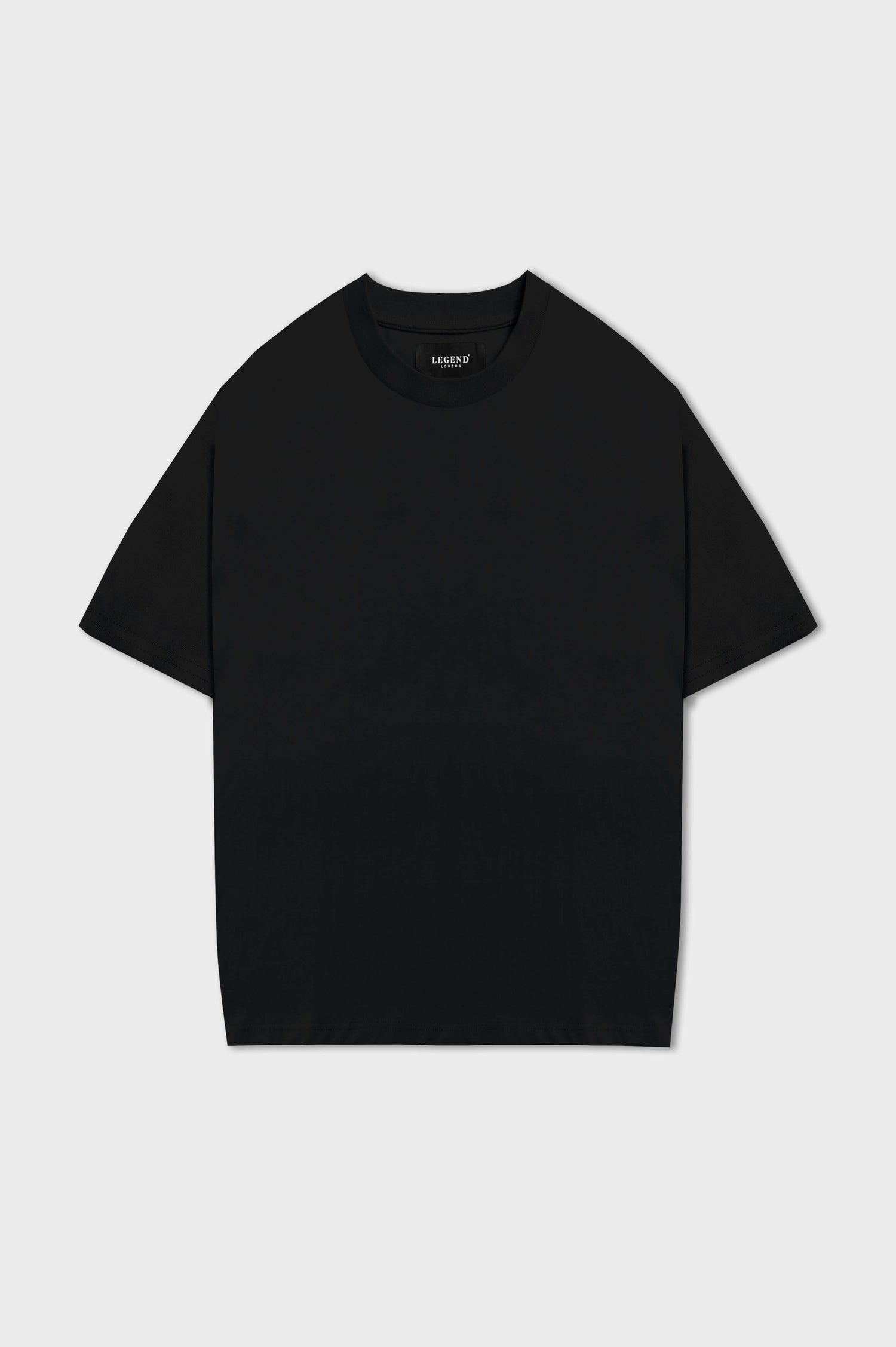 HABER T-SHIRT LEGENDS* BASICS OVERSIZED T-SHIRT - BLACK