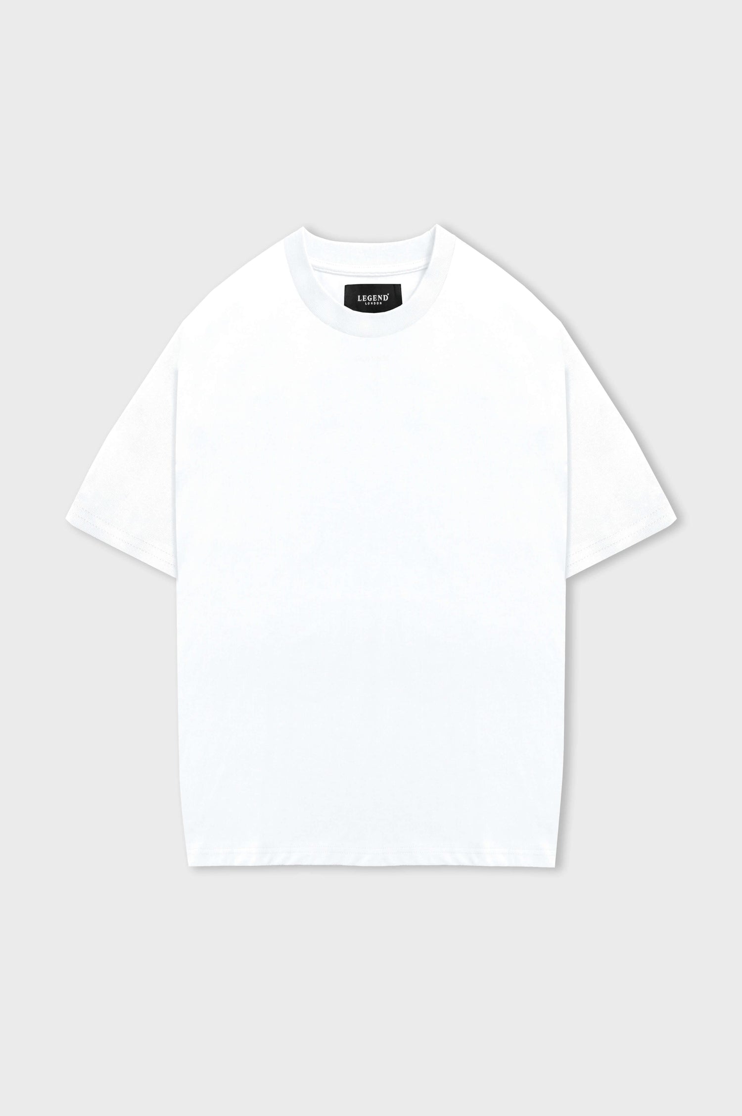 HABER T-SHIRT LEGENDS* BASICS OVERSIZED T-SHIRT - WHITE