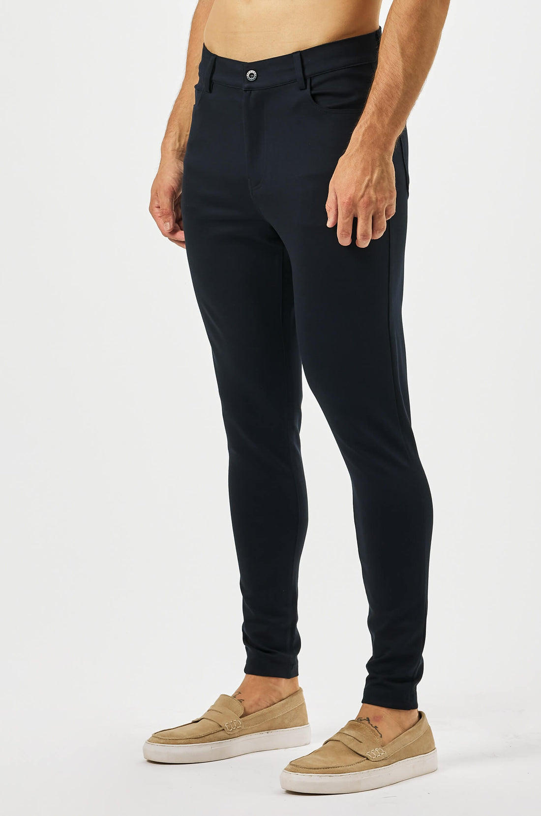 HABER Trouser LUSTRE TROUSERS - NAVY