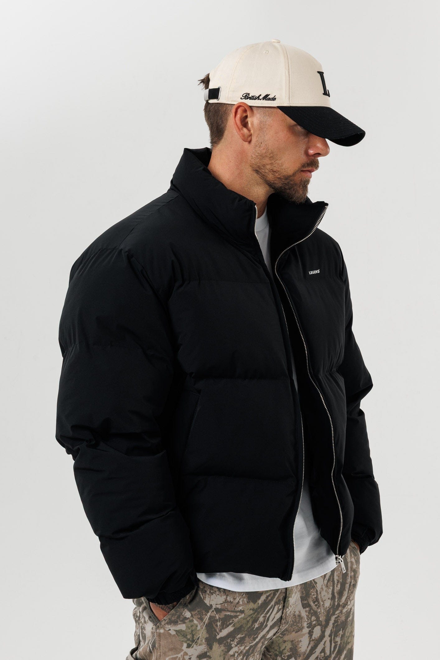 Legend London ACCESSORIES - CAPS LEGEND INITIAL LOGO CAP - BLACK