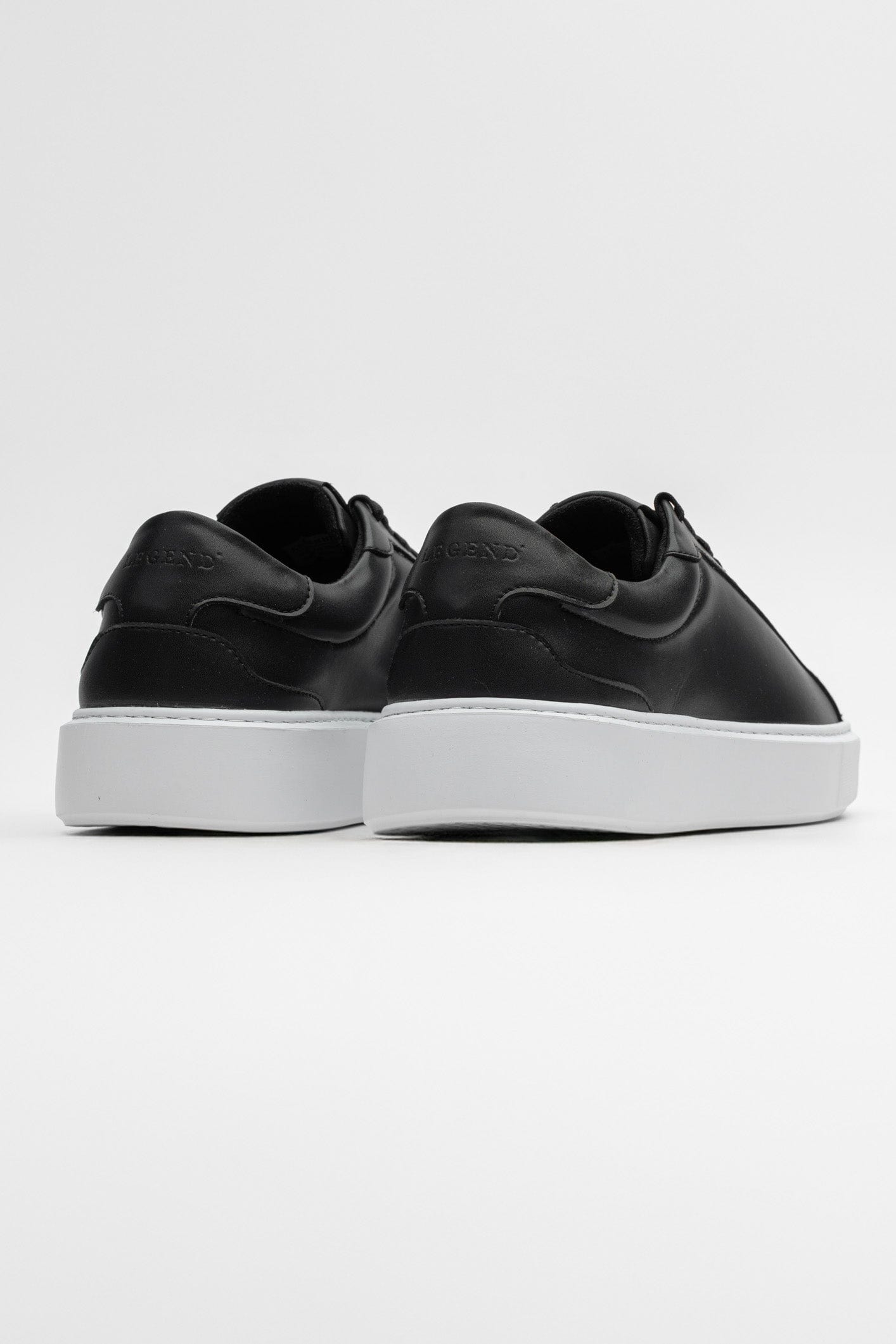 Legend London FOOTWEAR LEATHER TRAINER - BLACK