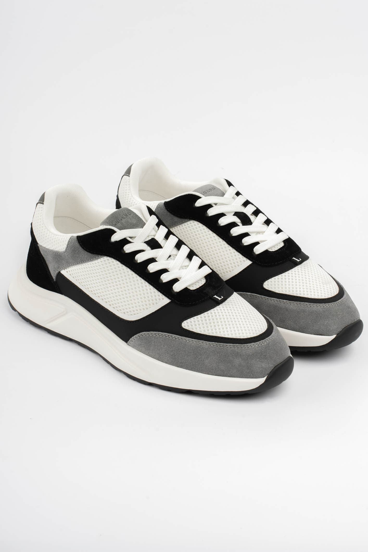 Legend London FOOTWEAR SOHO RUNNER - BLACK GREY WHITE