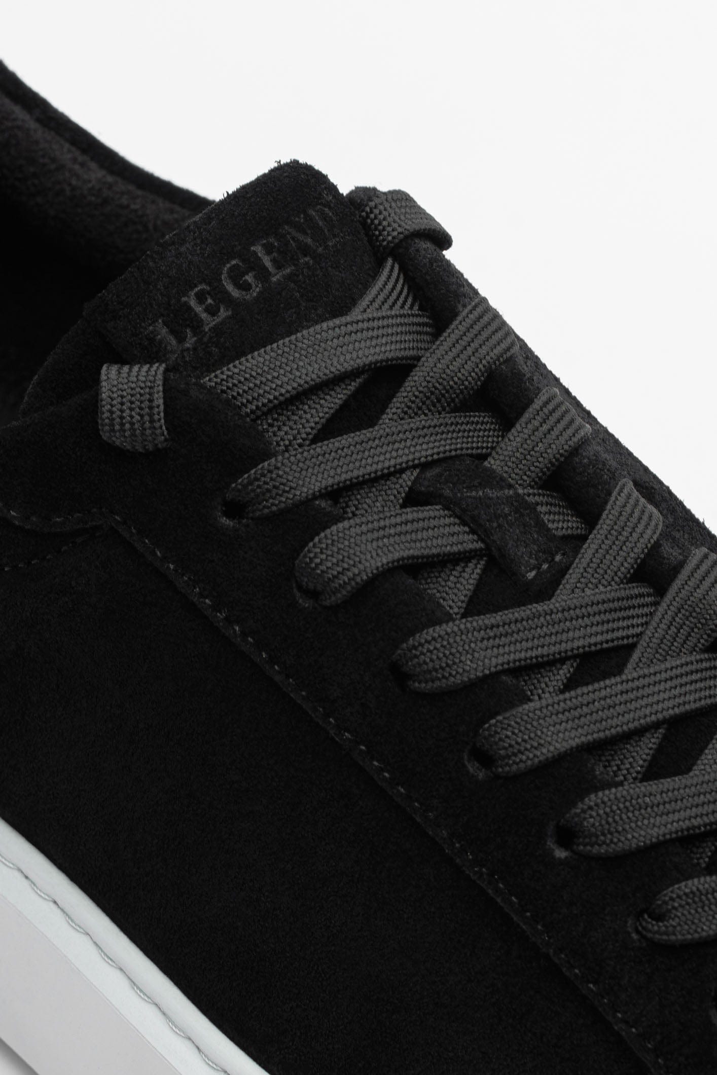 Legend London FOOTWEAR SUEDE TRAINER - BLACK