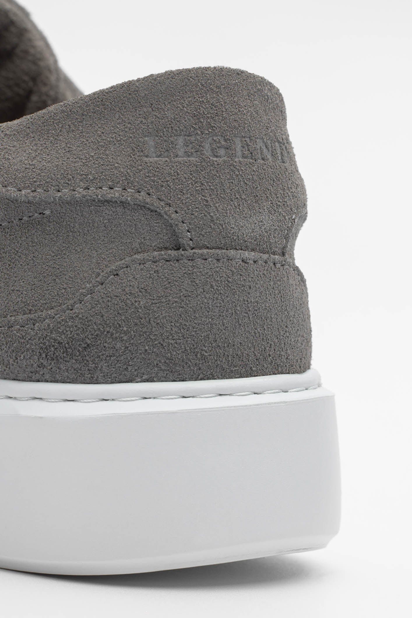 Legend London FOOTWEAR SUEDE TRAINER - DARK GREY