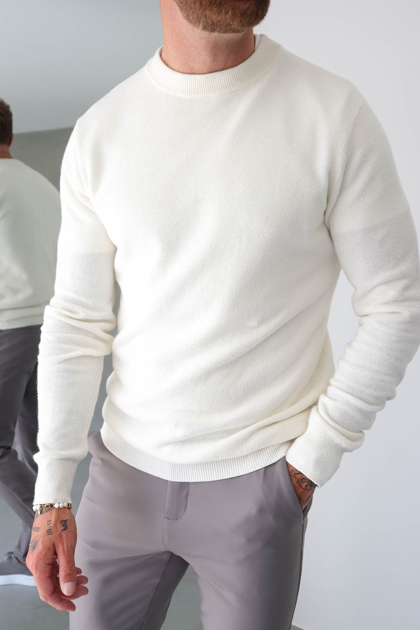 Legend London Hoodie COAST SWEATSHIRT - ECRU