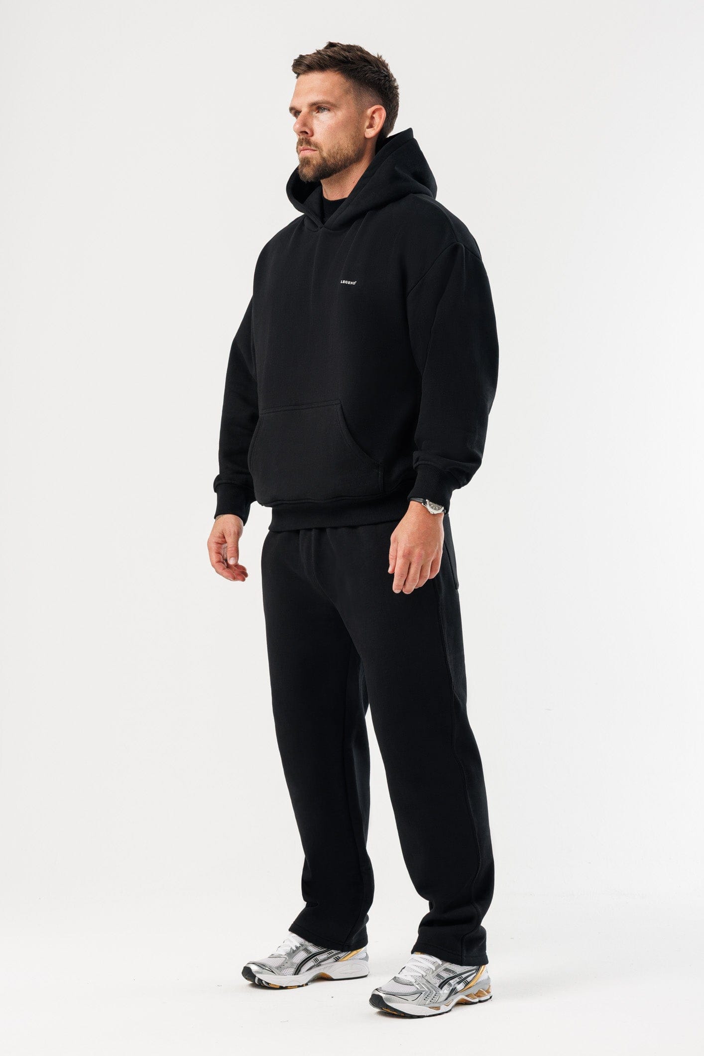 LEGEND LONDON Hoodie HOODIE - BLACK