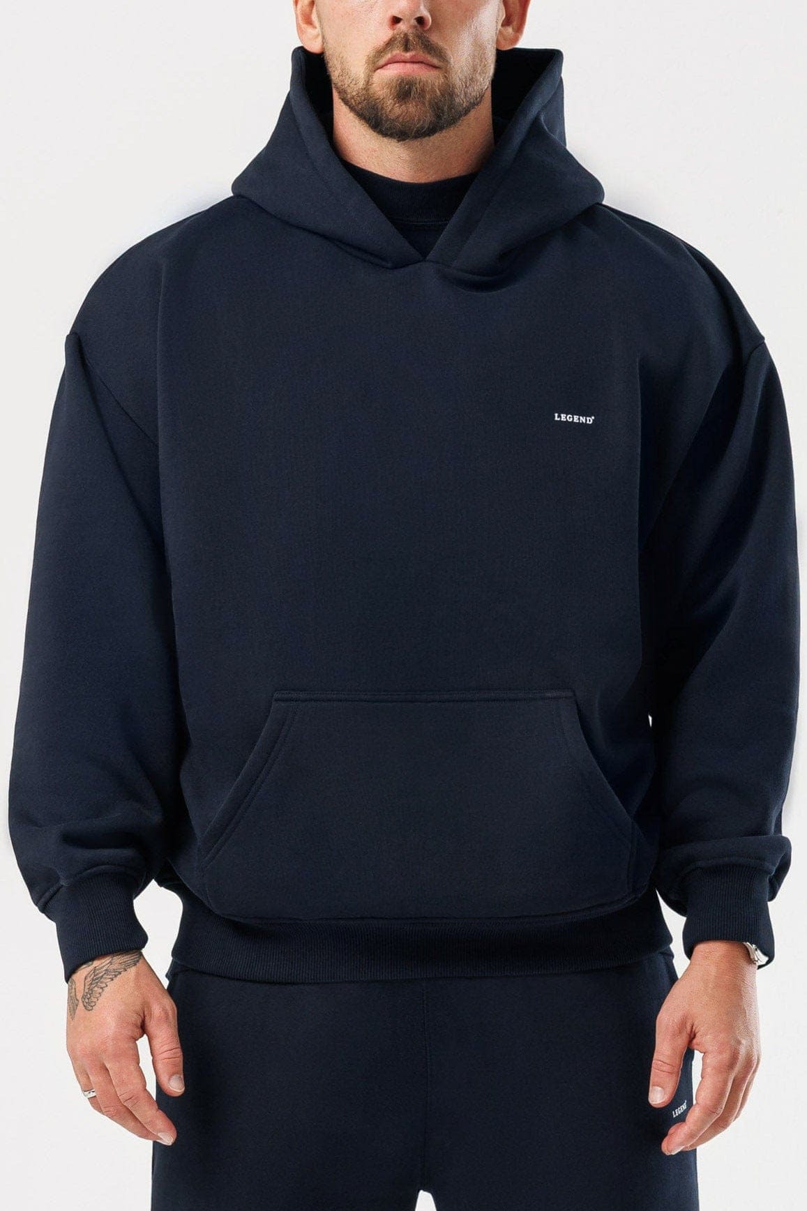 LEGEND LONDON Hoodie HOODIE - NAVY