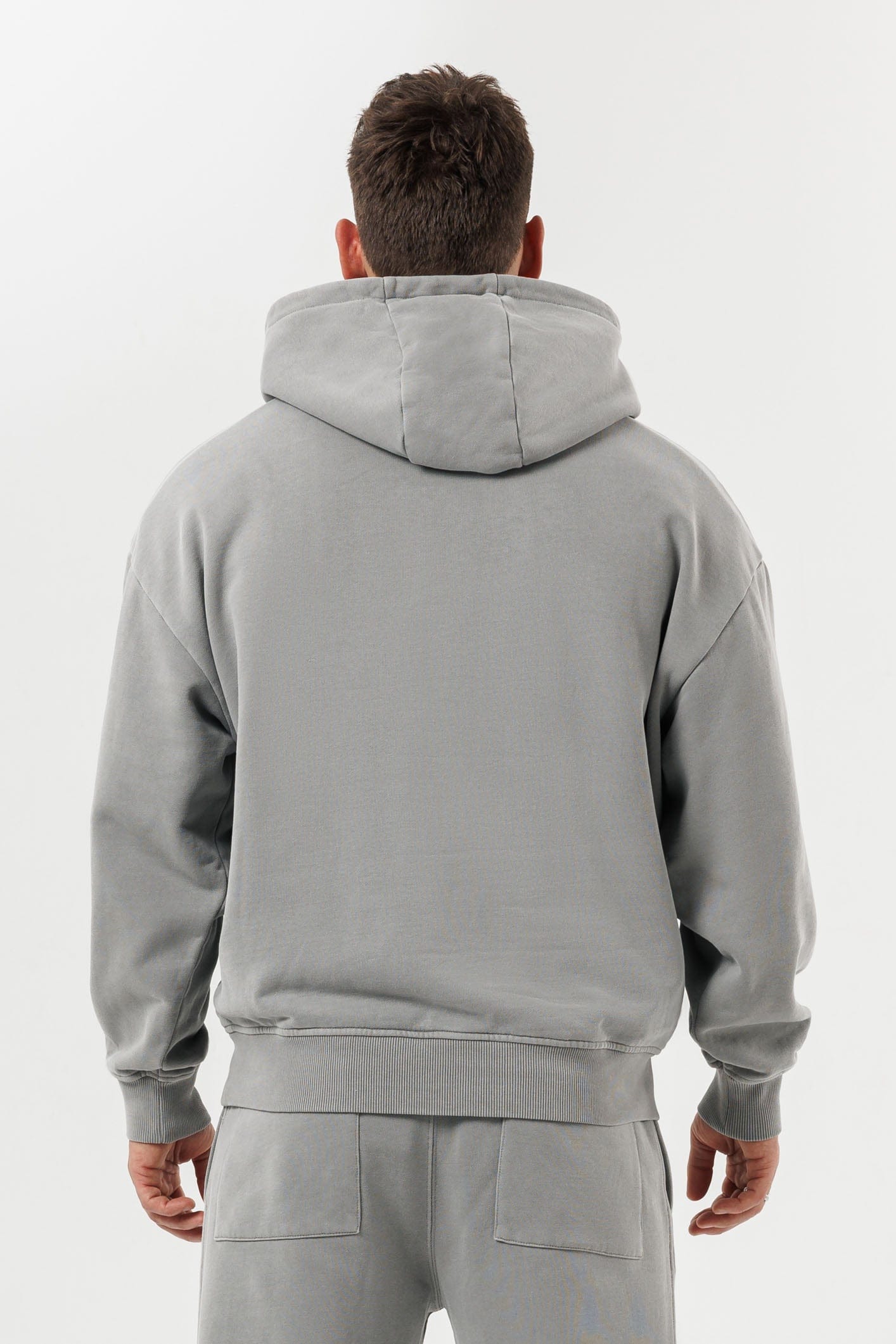 LEGEND LONDON Hoodie HOODIE - WASHED GREY
