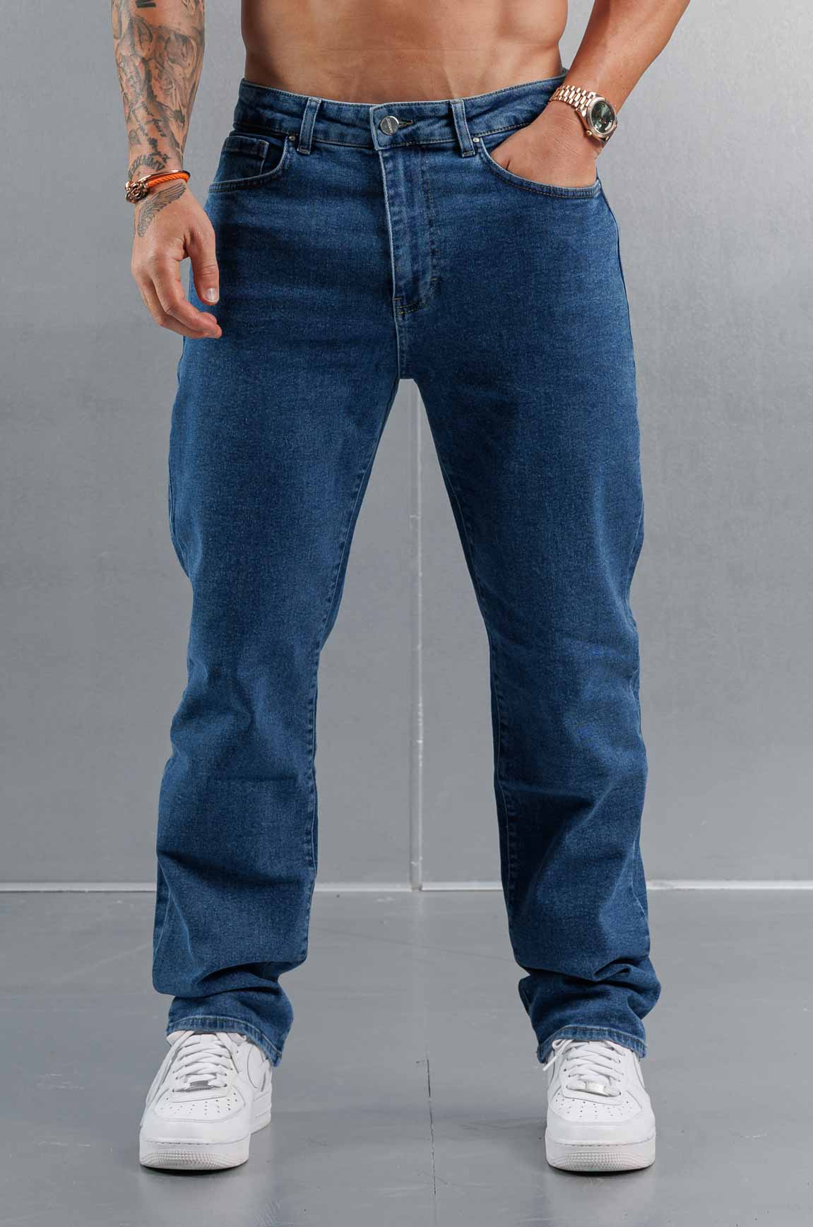 Legend London Jeans BAGGY JEANS - CLASSIC BLUE WASH