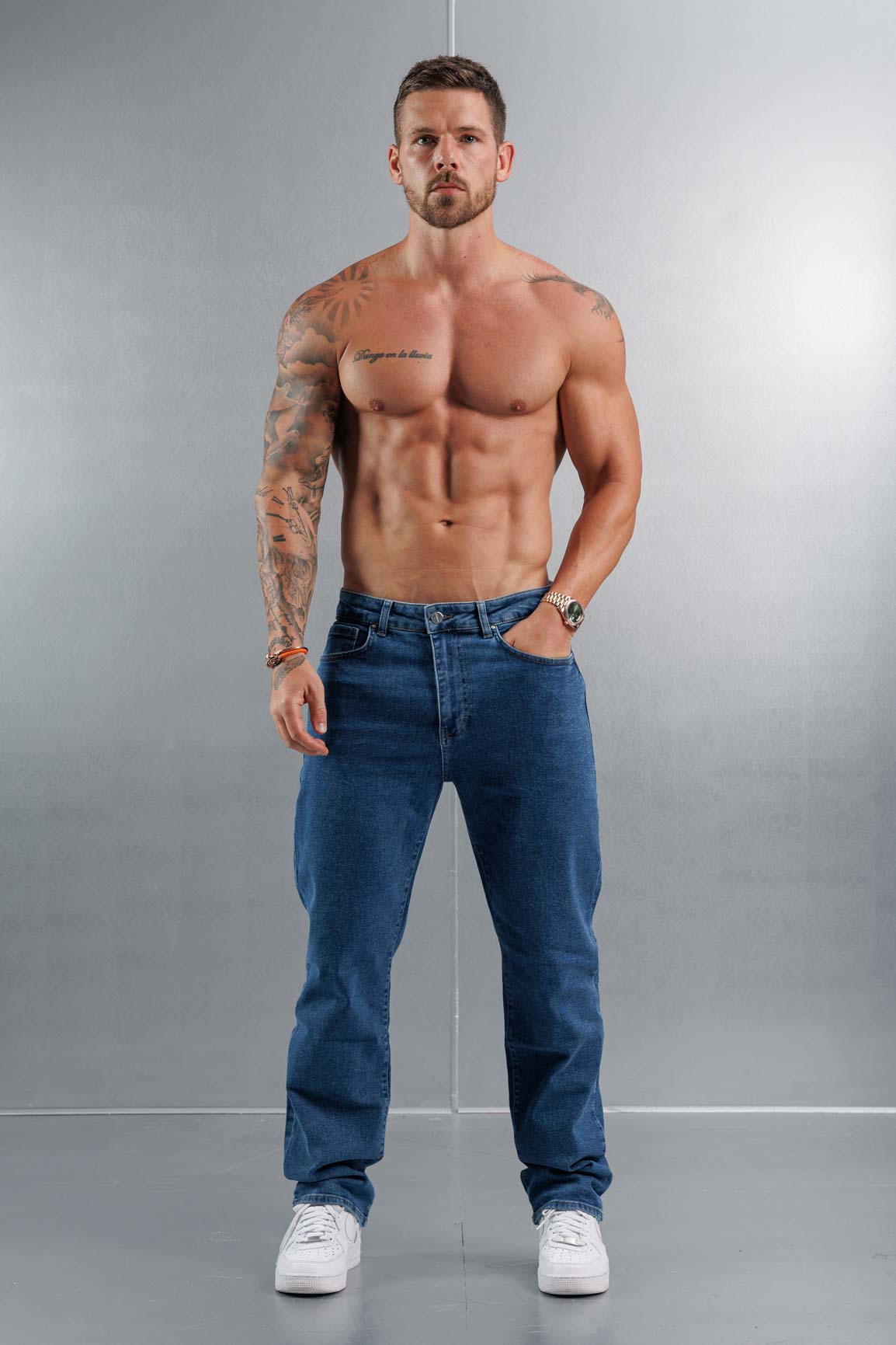 Legend London Jeans BAGGY JEANS - CLASSIC BLUE WASH