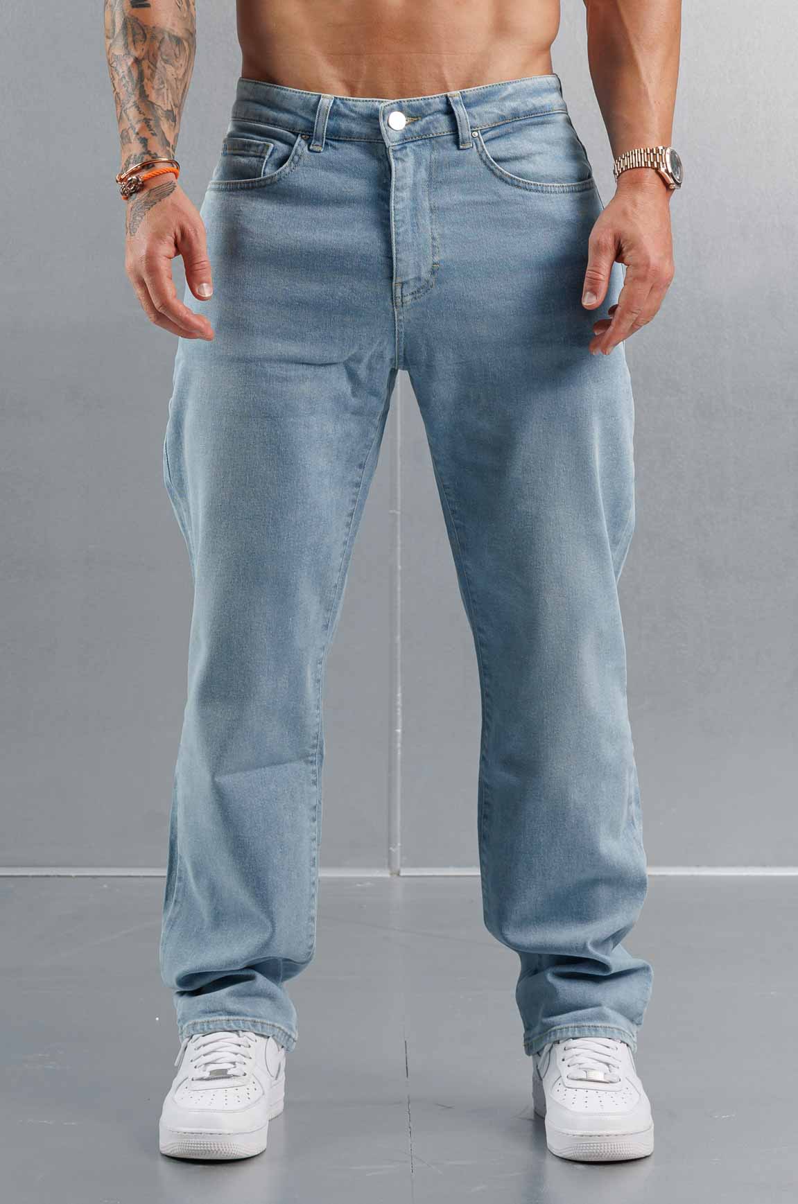 Legend London Jeans BAGGY JEANS - PALE BLUE WASH