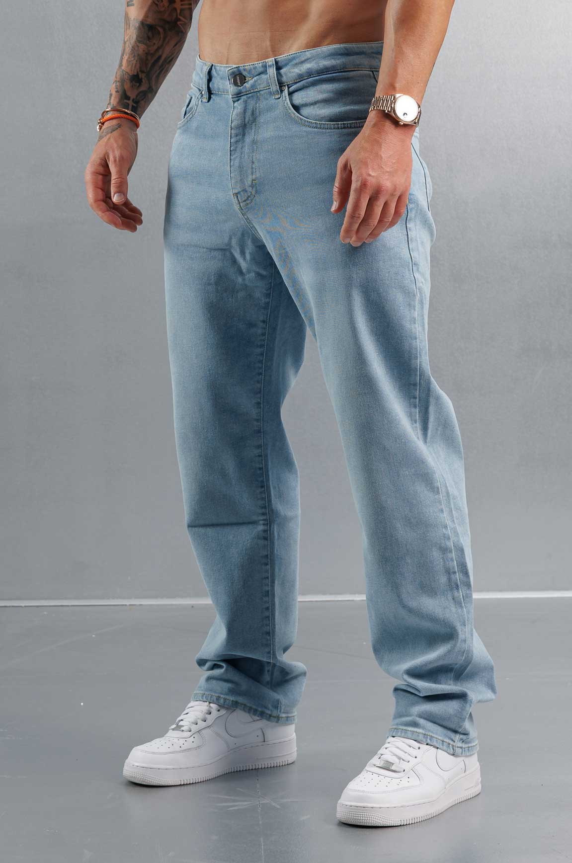 Legend London Jeans BAGGY JEANS - PALE BLUE WASH
