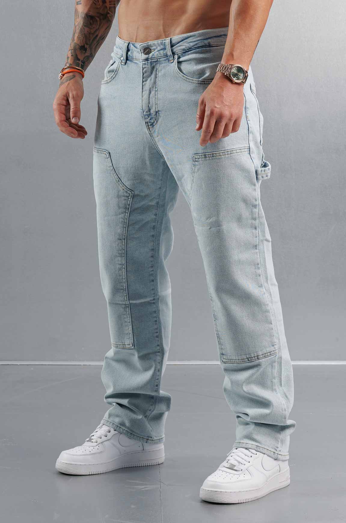 Legend London Jeans CARPENTER JEANS - BLEACH WASH