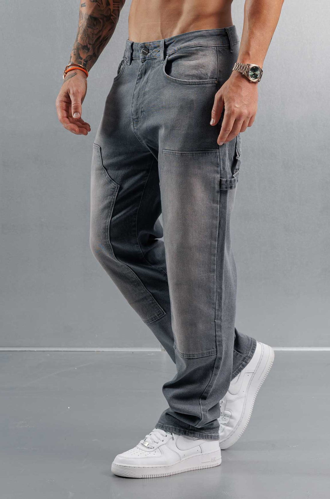 Legend London Jeans CARPENTER JEANS - GREY
