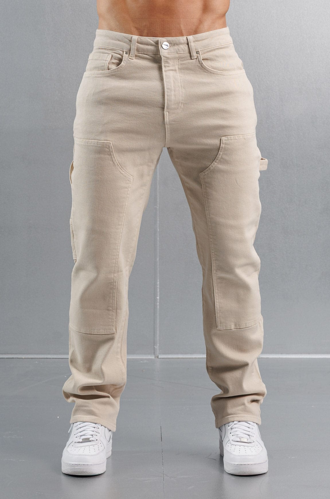 Legend London Jeans CARPENTER JEANS - OFF WHITE