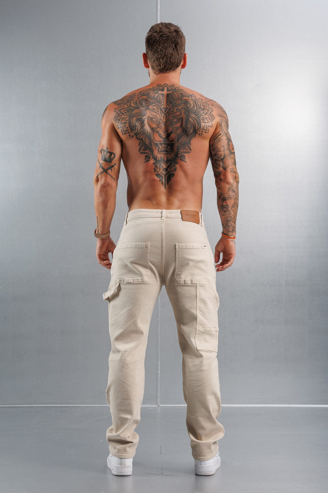 Legend London Jeans CARPENTER JEANS - OFF WHITE