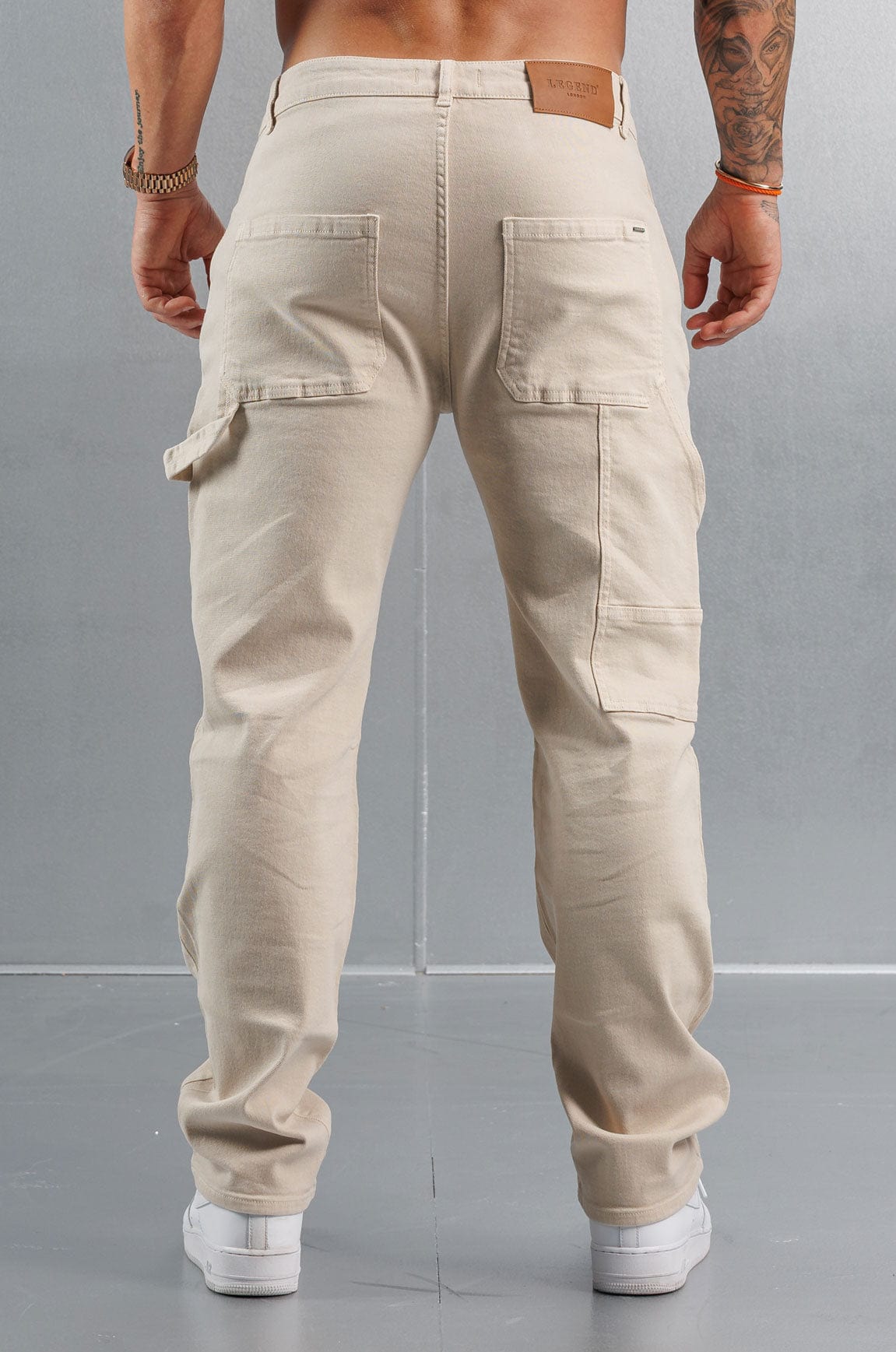 Legend London Jeans CARPENTER JEANS - OFF WHITE