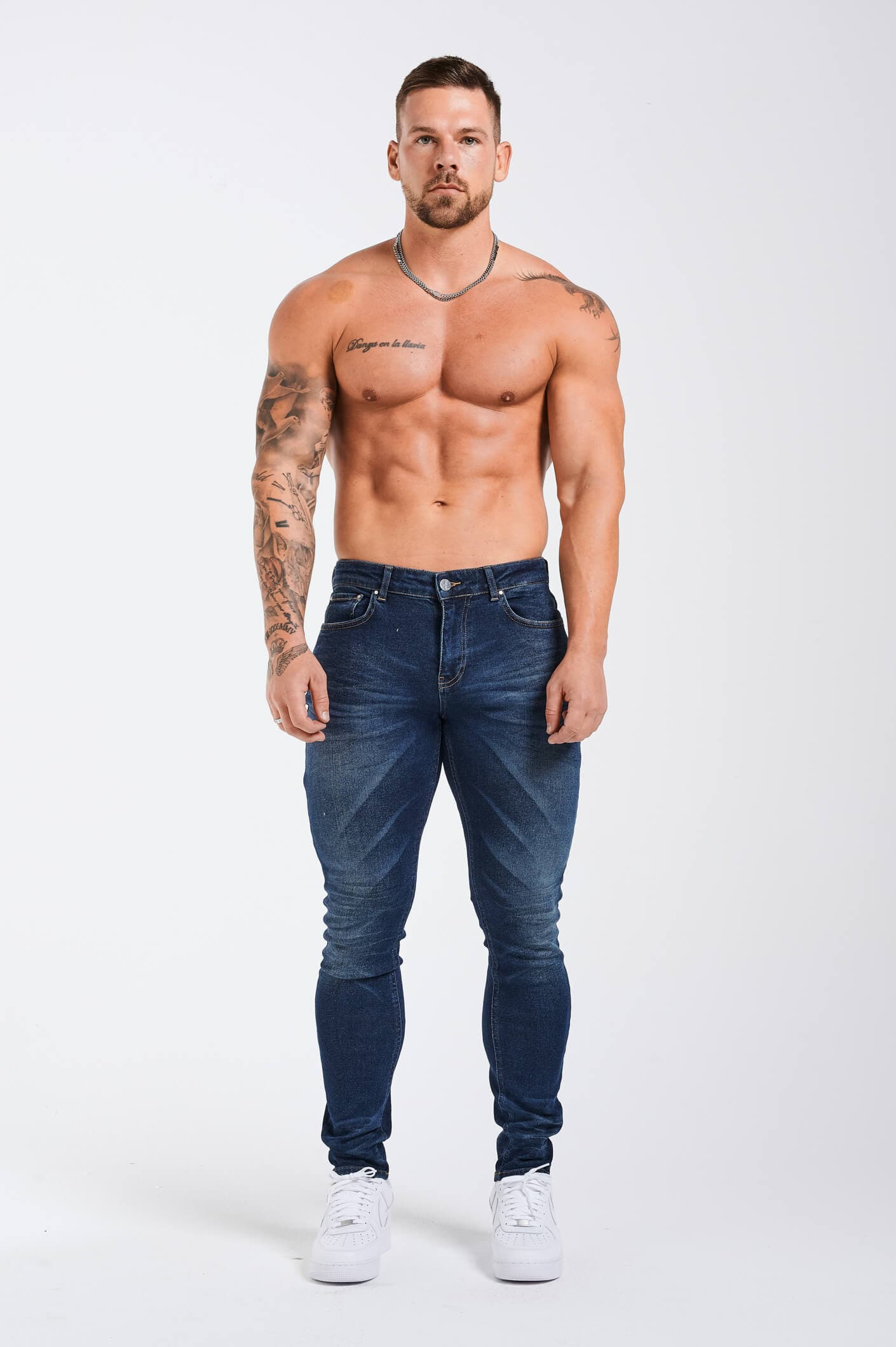 Legend London Jeans - slim 2.0 SLIM FIT JEANS 2.0 DETAILED - INDIGO BLUE