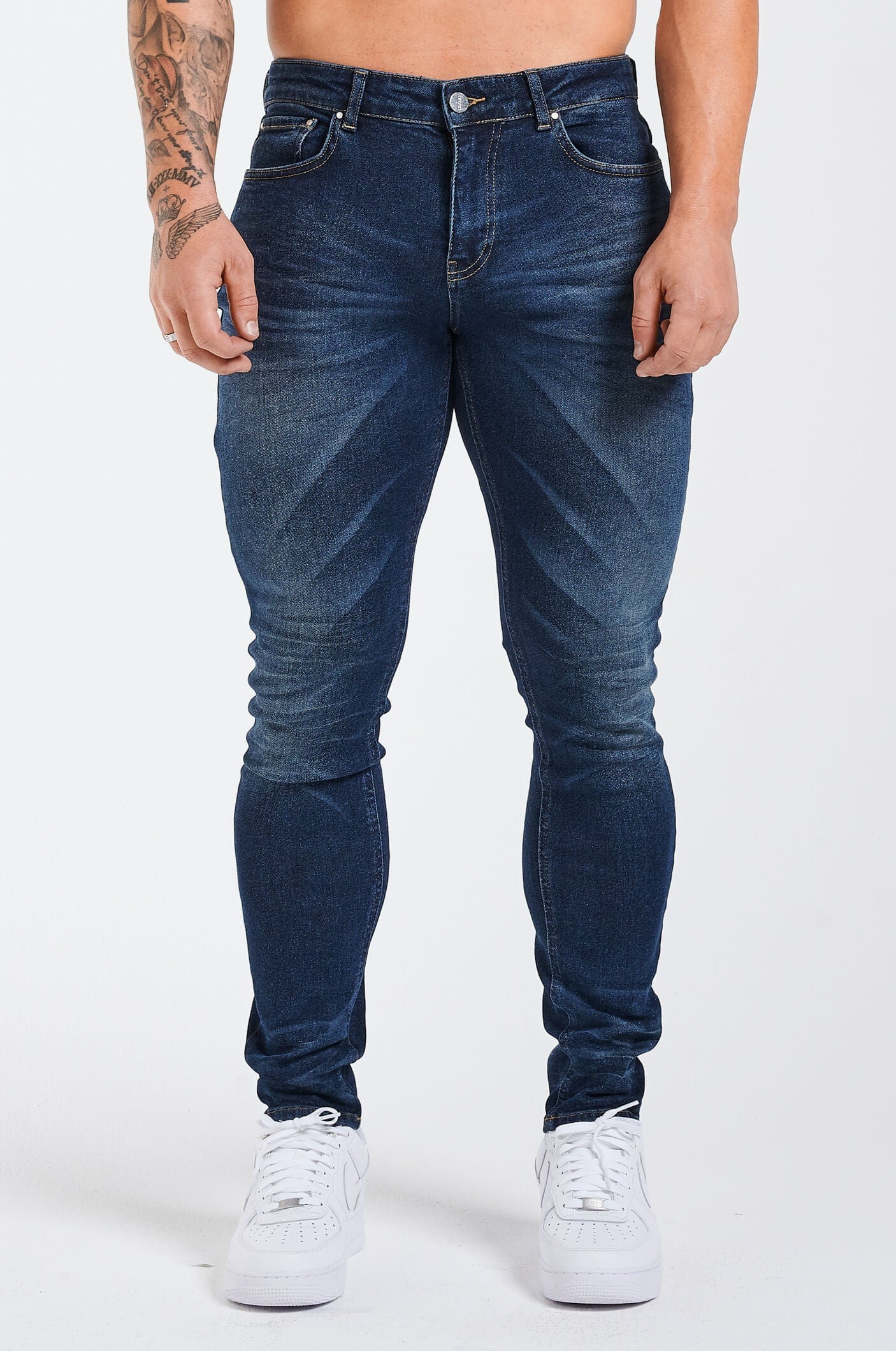 Legend London Jeans - slim 2.0 SLIM FIT JEANS 2.0 DETAILED - INDIGO BLUE