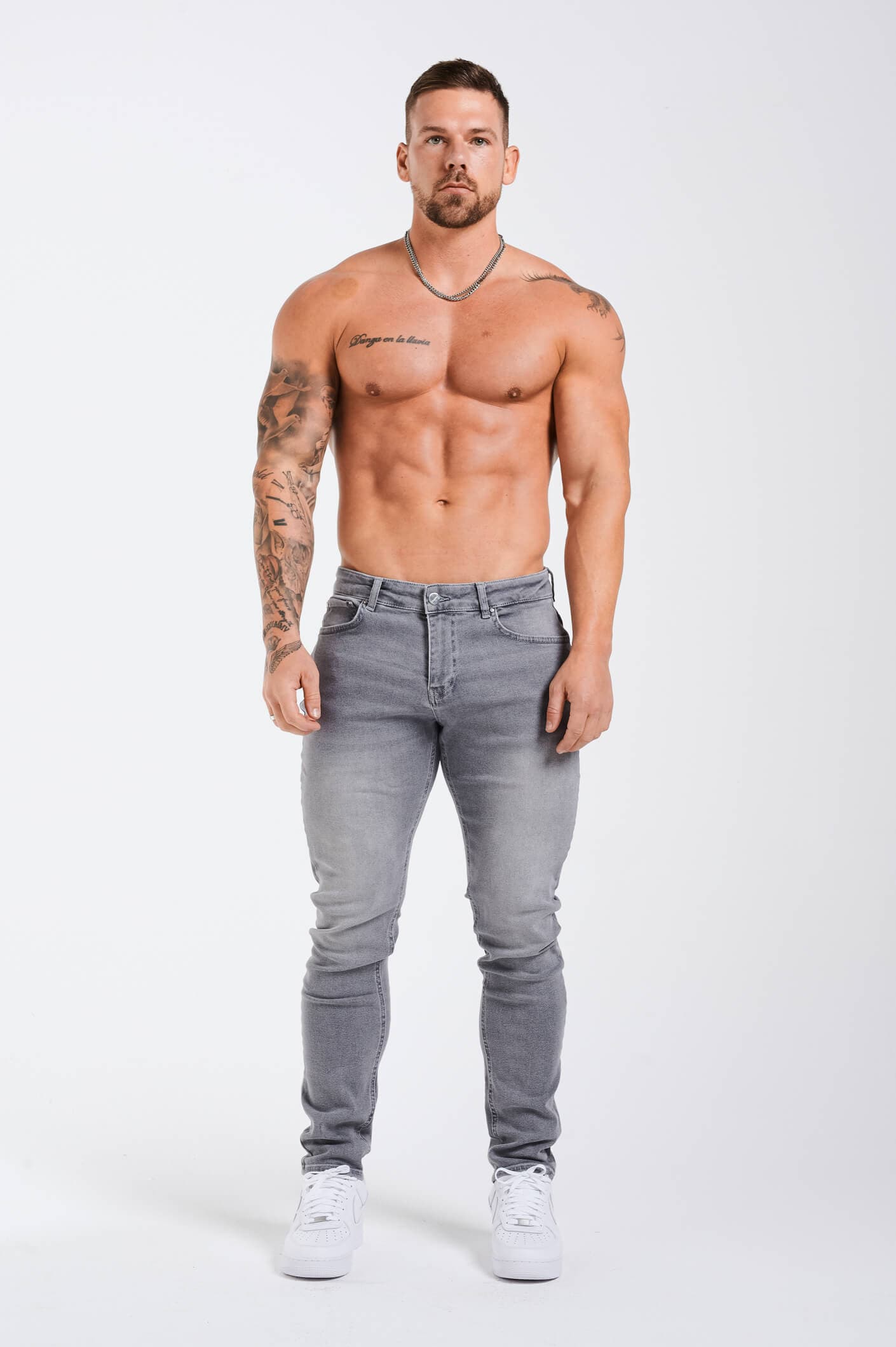 Legend London Jeans - slim 2.0 SLIM FIT JEANS 2.0 - LIGHT GREY WASH