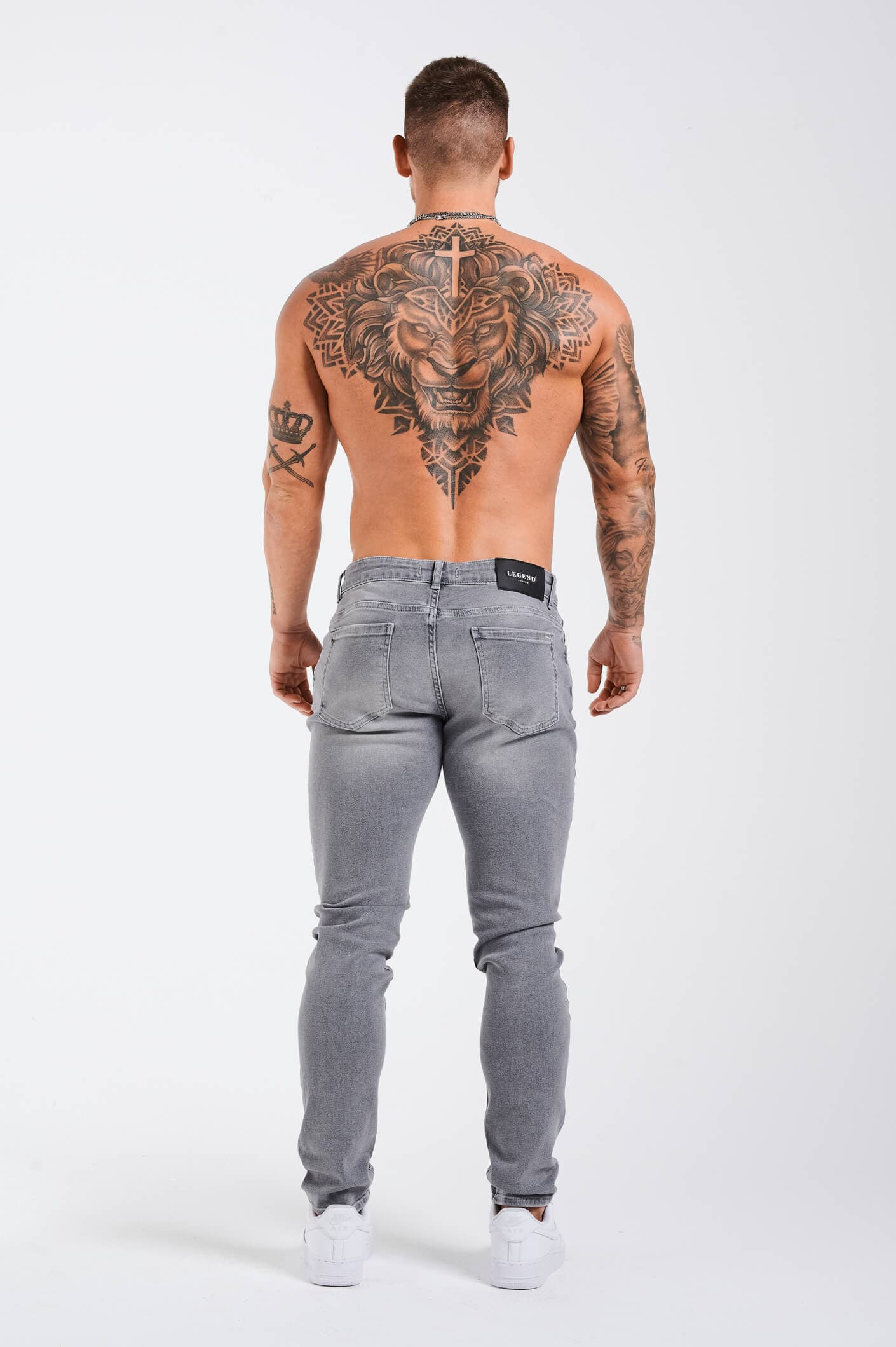 Legend London Jeans - slim 2.0 SLIM FIT JEANS 2.0 - LIGHT GREY WASH