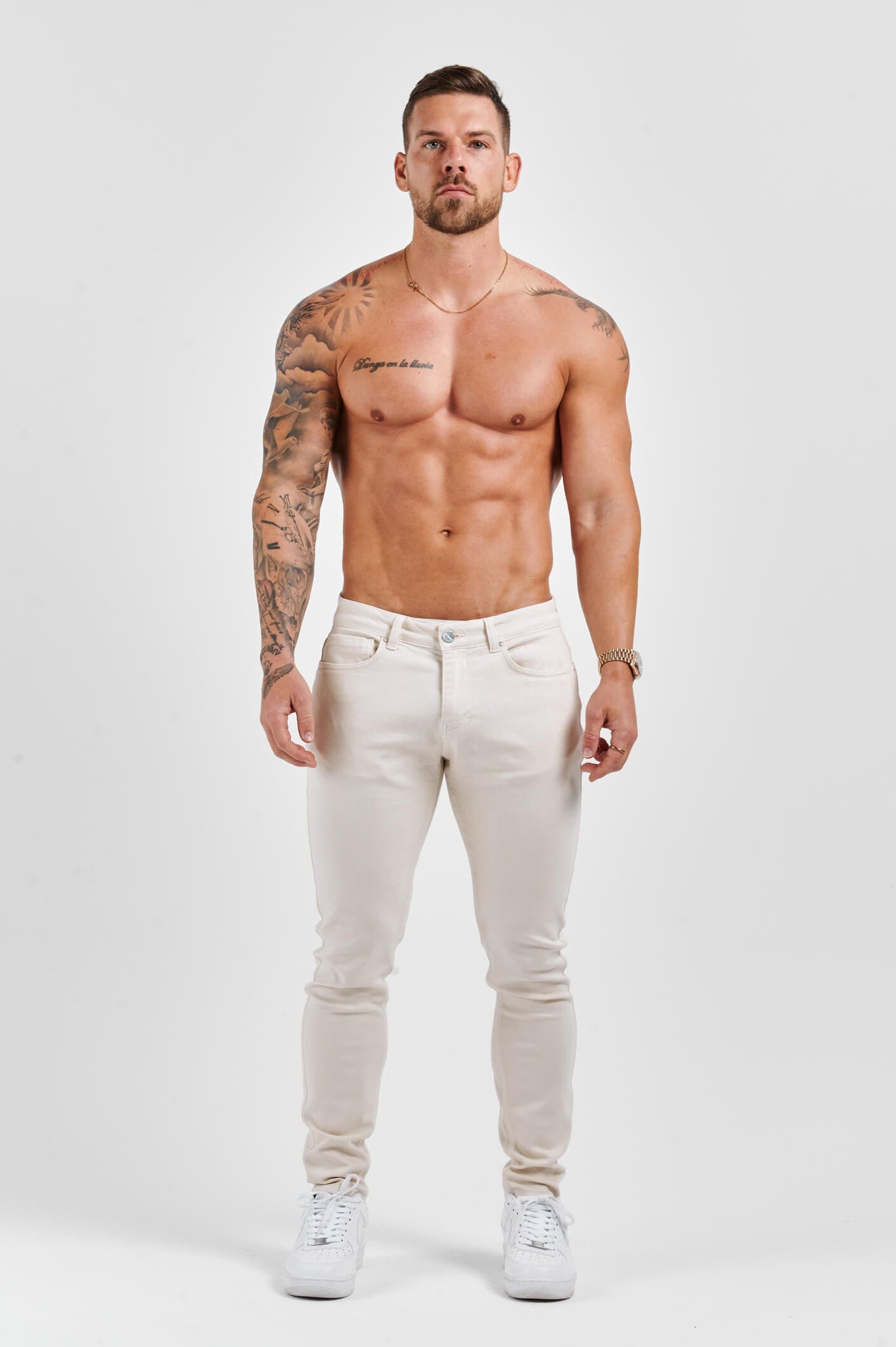 Legend London Jeans - slim 2.0 SLIM FIT JEANS 2.0 - OFF WHITE