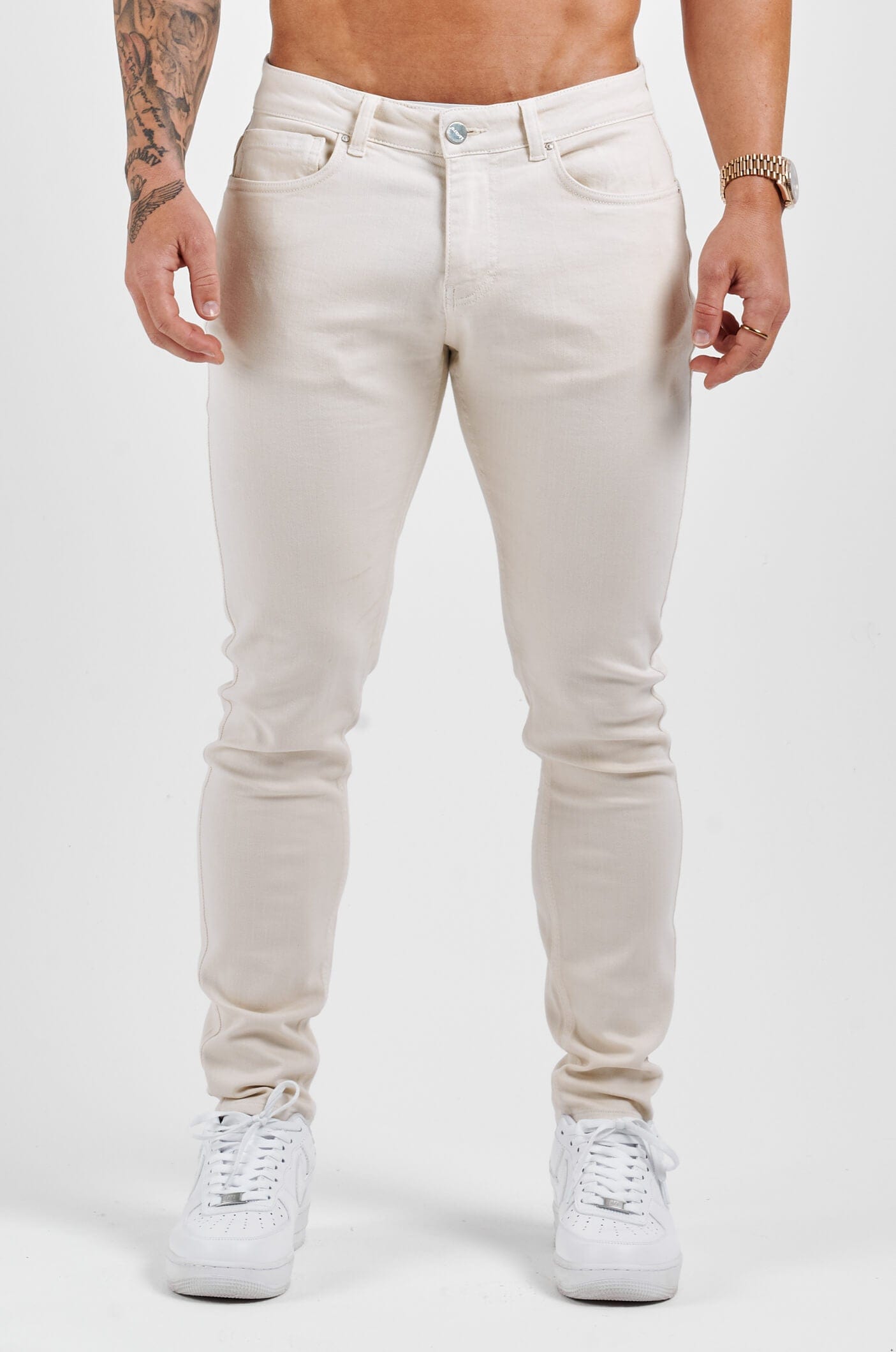 Legend London Jeans - slim 2.0 SLIM FIT JEANS 2.0 - OFF WHITE