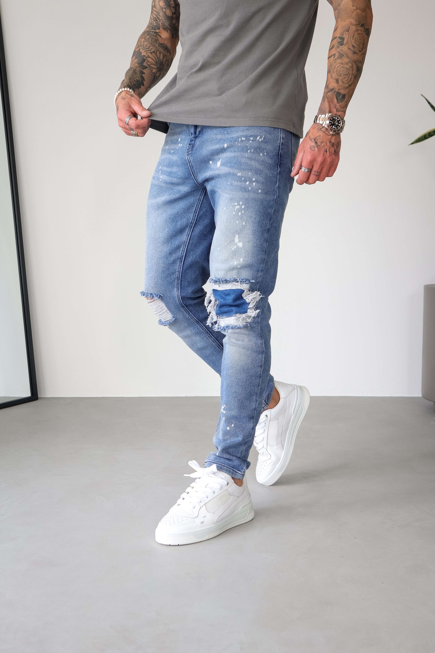 Legend London Jeans - slim 2.0 SLIM FIT JEANS 2.0 - PAINT BLUE