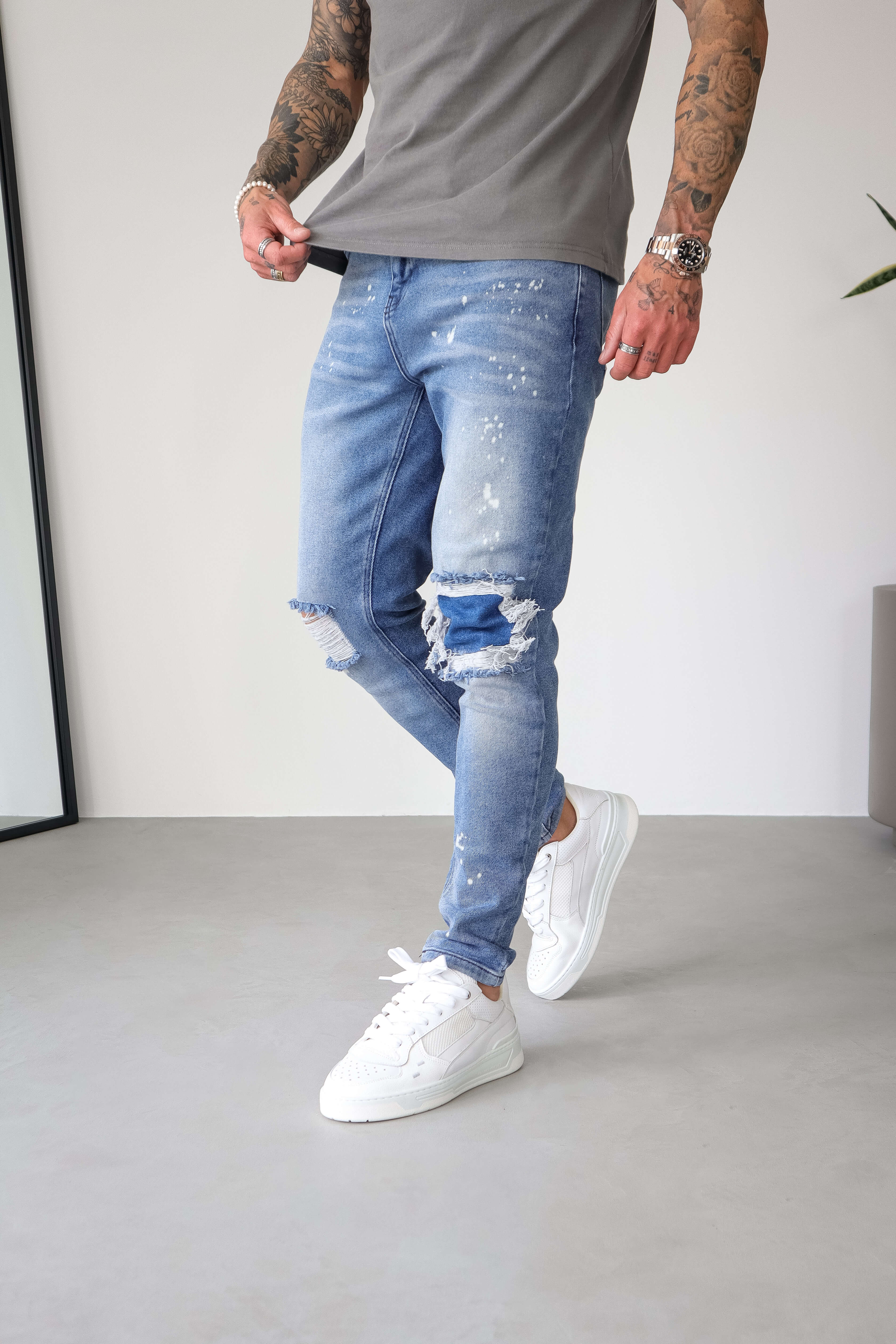 Legend London Jeans - slim 2.0 SLIM FIT JEANS 2.0 - PAINT BLUE