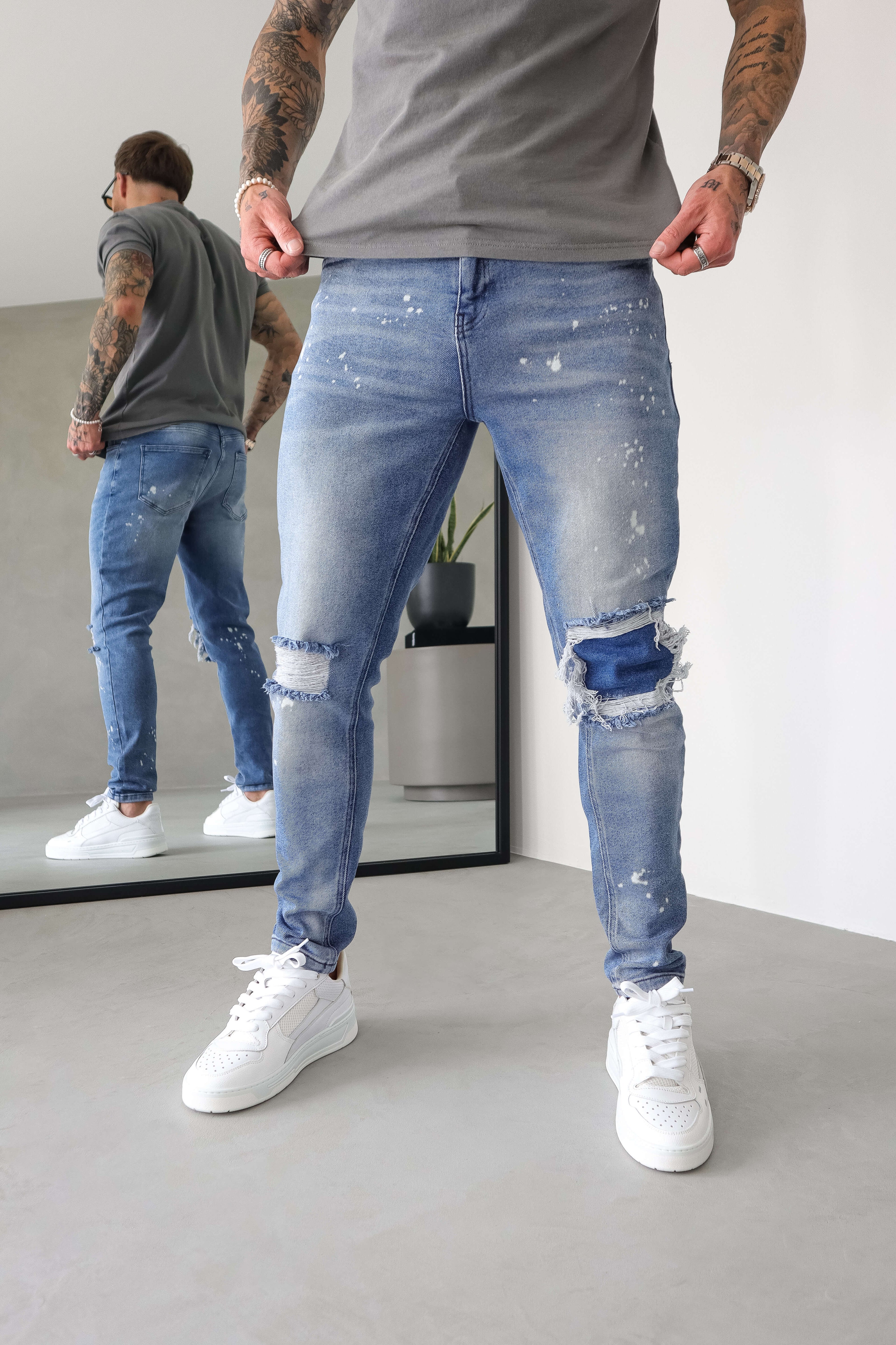 Legend London Jeans - slim 2.0 SLIM FIT JEANS 2.0 - PAINT BLUE