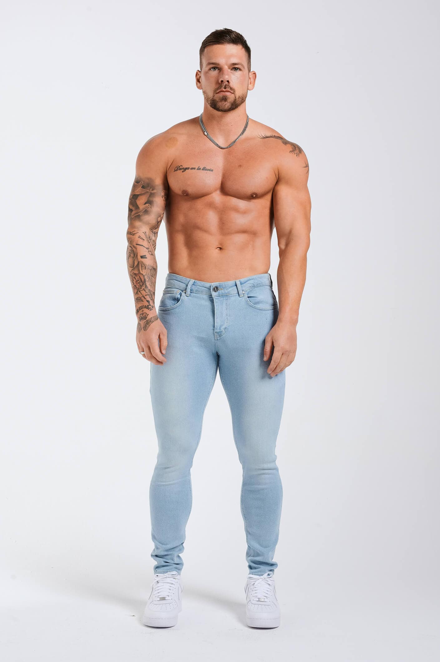 Legend London Jeans - slim 2.0 SLIM FIT JEANS 2.0 - PALE LIGHT BLUE