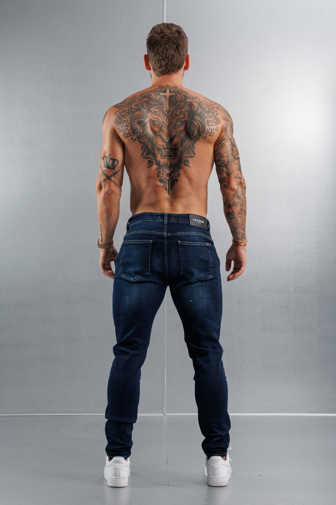 Legend London Jeans - slim 2.0 SLIM FIT JEANS 2.0 - WASHED DARK BLUE