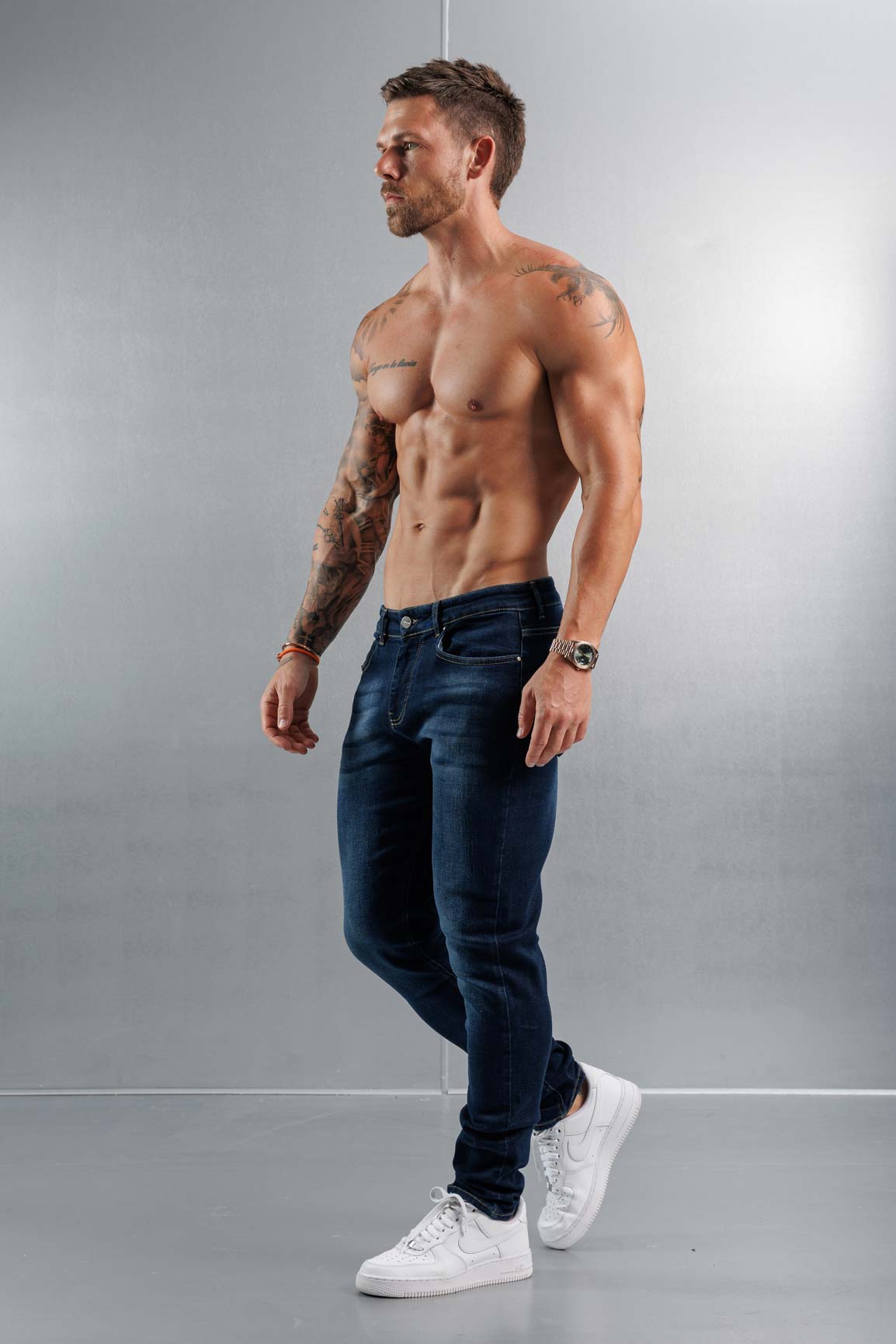 Legend London Jeans - slim 2.0 SLIM FIT JEANS 2.0 - WASHED DARK BLUE