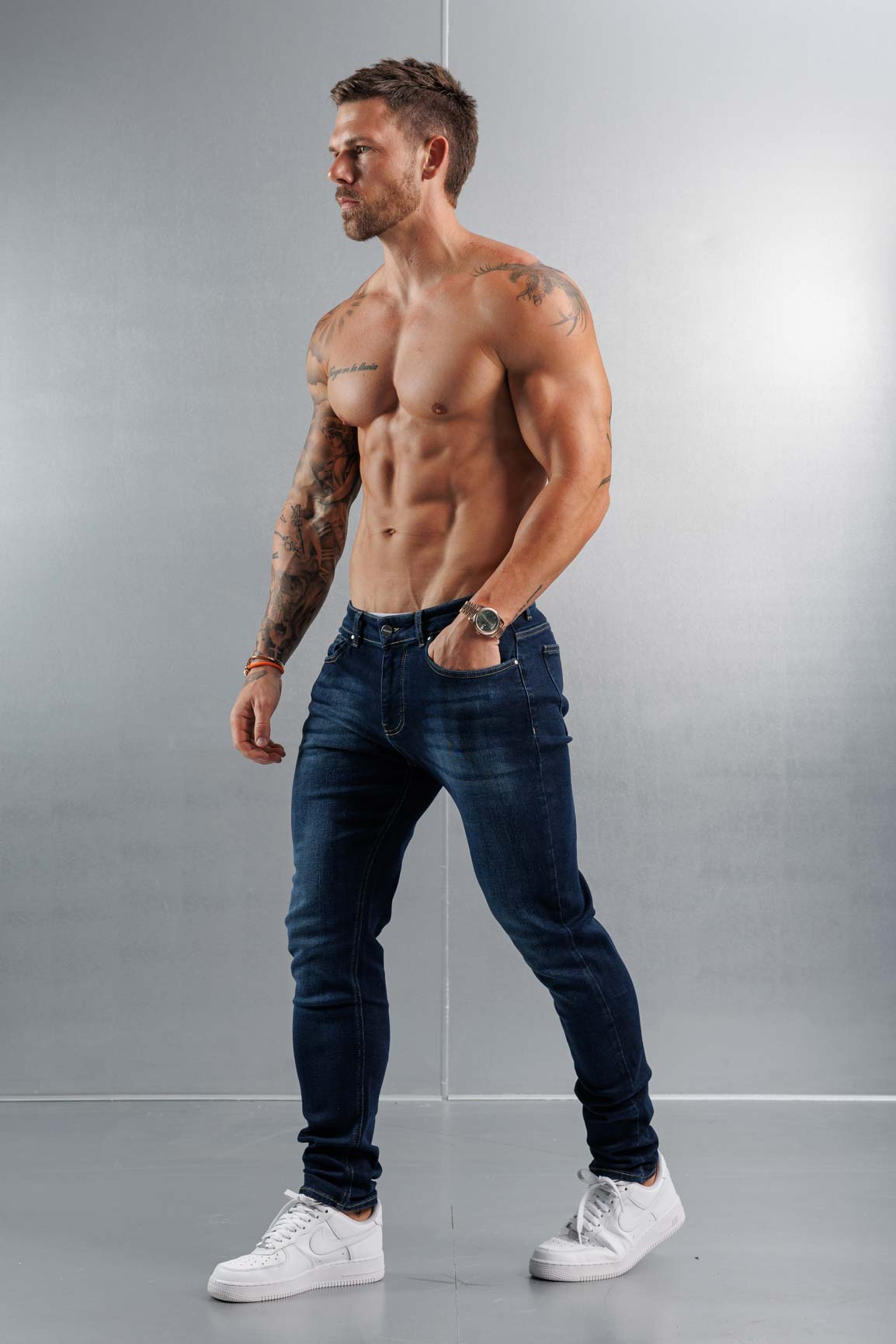 Legend London Jeans - slim 2.0 SLIM FIT JEANS 2.0 - WASHED DARK BLUE