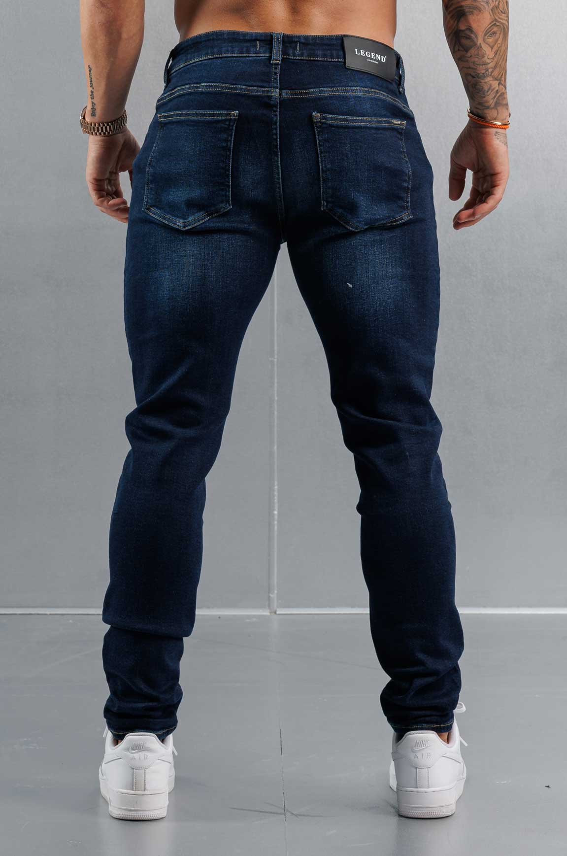 Legend London Jeans - slim 2.0 SLIM FIT JEANS 2.0 - WASHED DARK BLUE