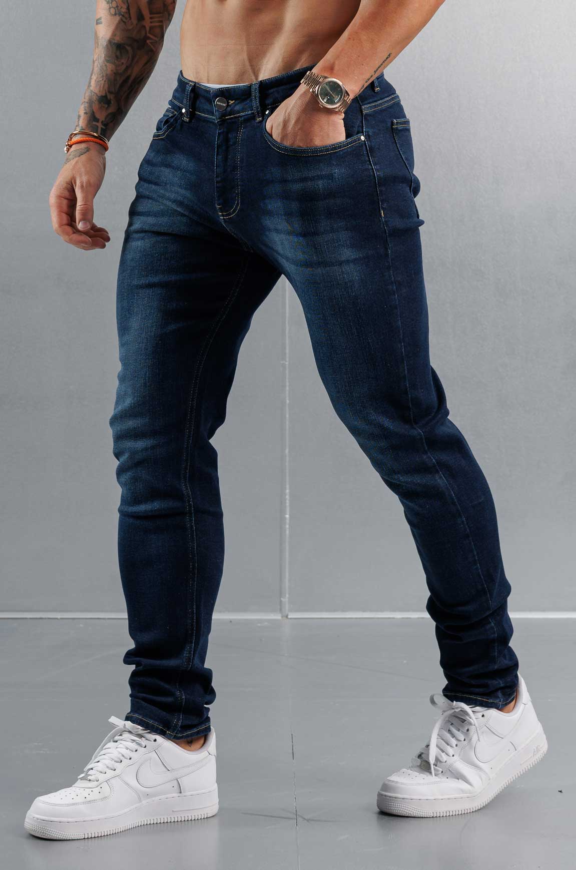 Legend London Jeans - slim 2.0 SLIM FIT JEANS 2.0 - WASHED DARK BLUE