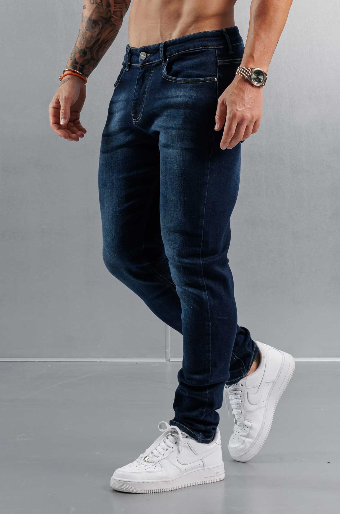 Legend London Jeans - slim 2.0 SLIM FIT JEANS 2.0 - WASHED DARK BLUE