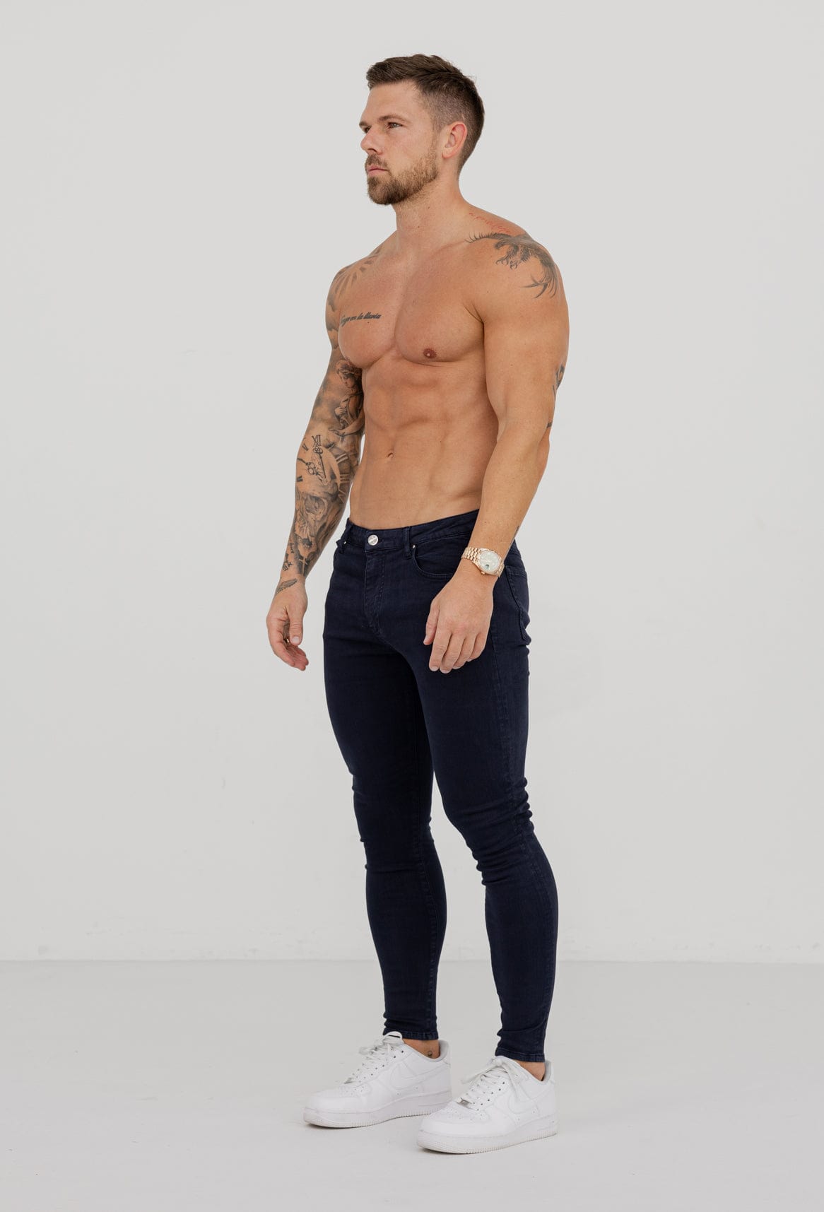 Legend London Jeans - spray on SKINNY FIT JEANS - NAVY