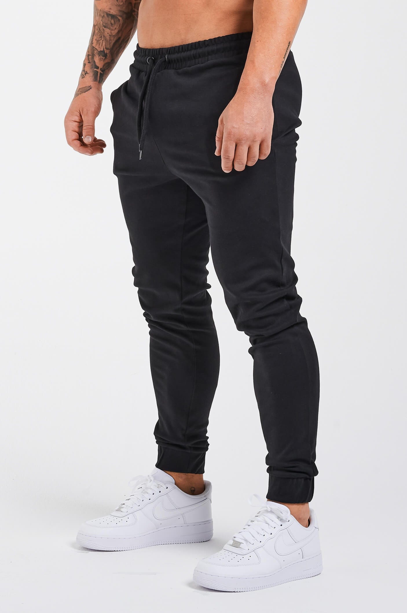 Fleece Joggers Mens Black Slim Fit Joggers Nike Sportswear Tech
