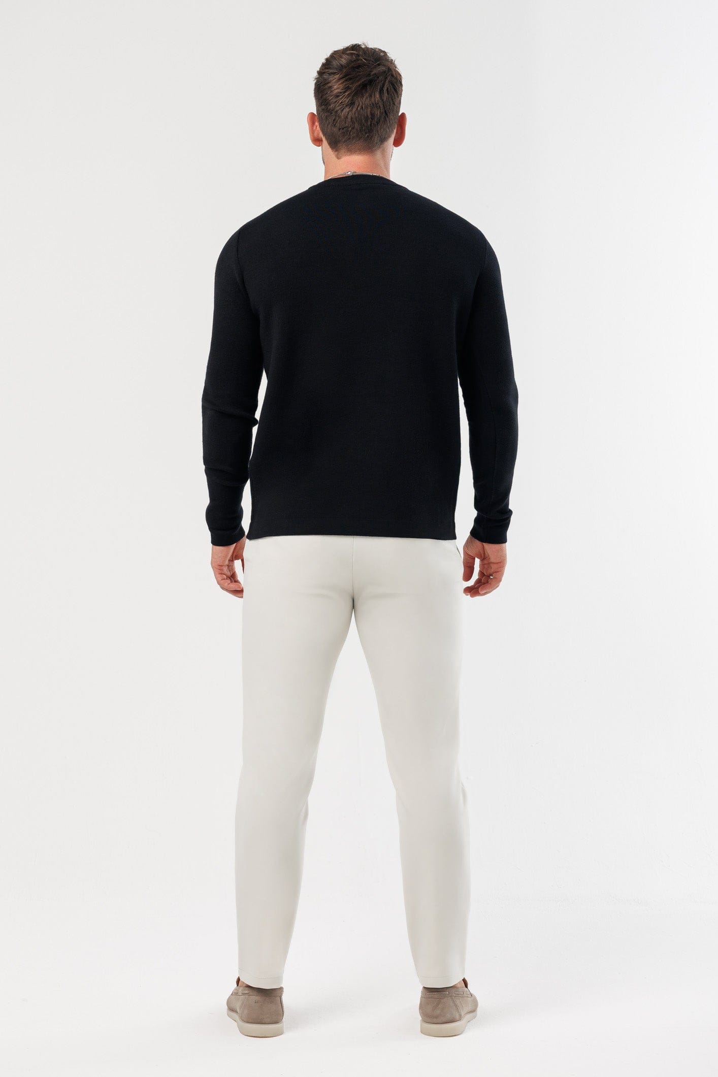 Legend London KNITWEAR LUXE KNIT SWEATER - BLACK