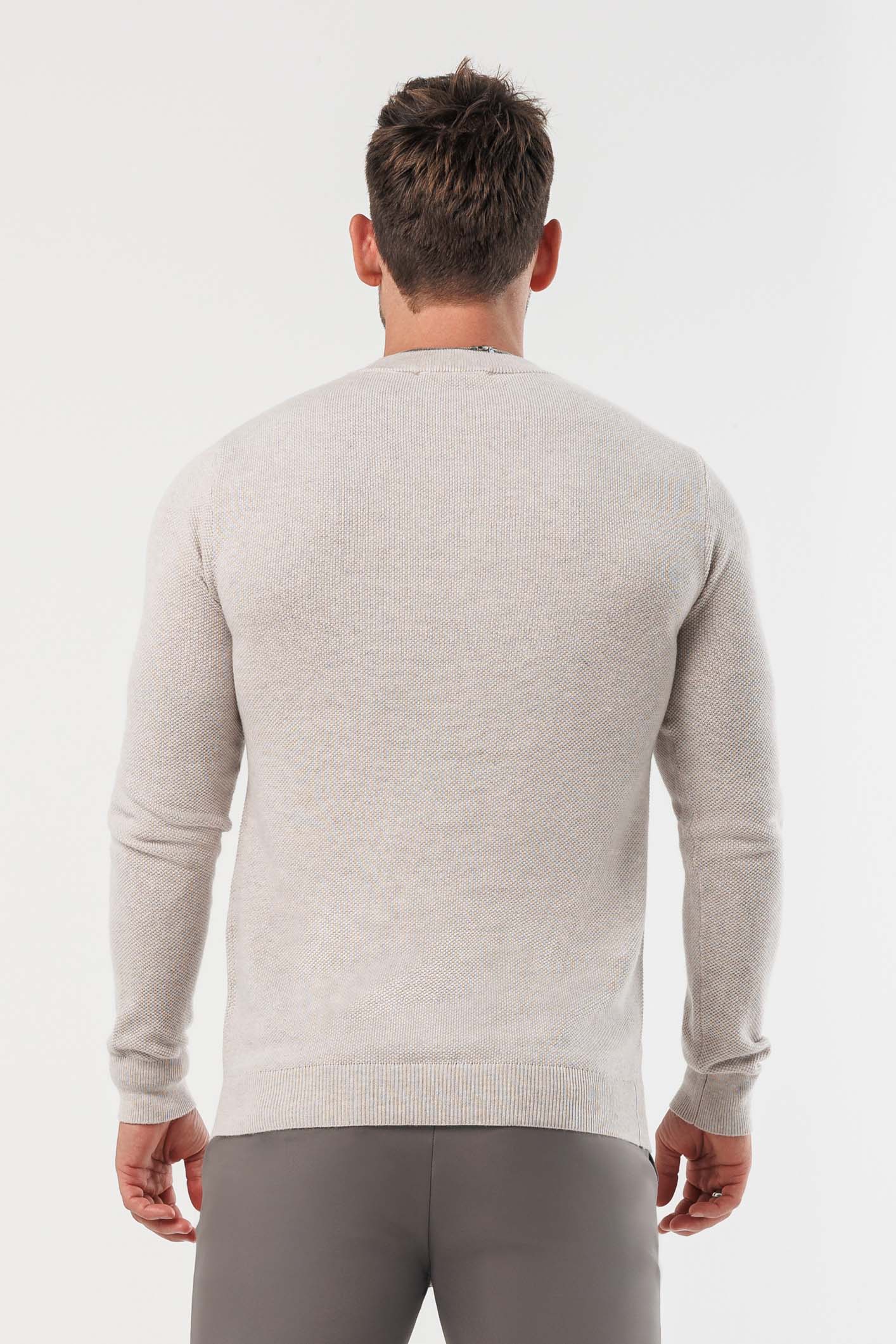 Legend London KNITWEAR - SWEATER COAST SWEATSHIRT - DEEP STONE