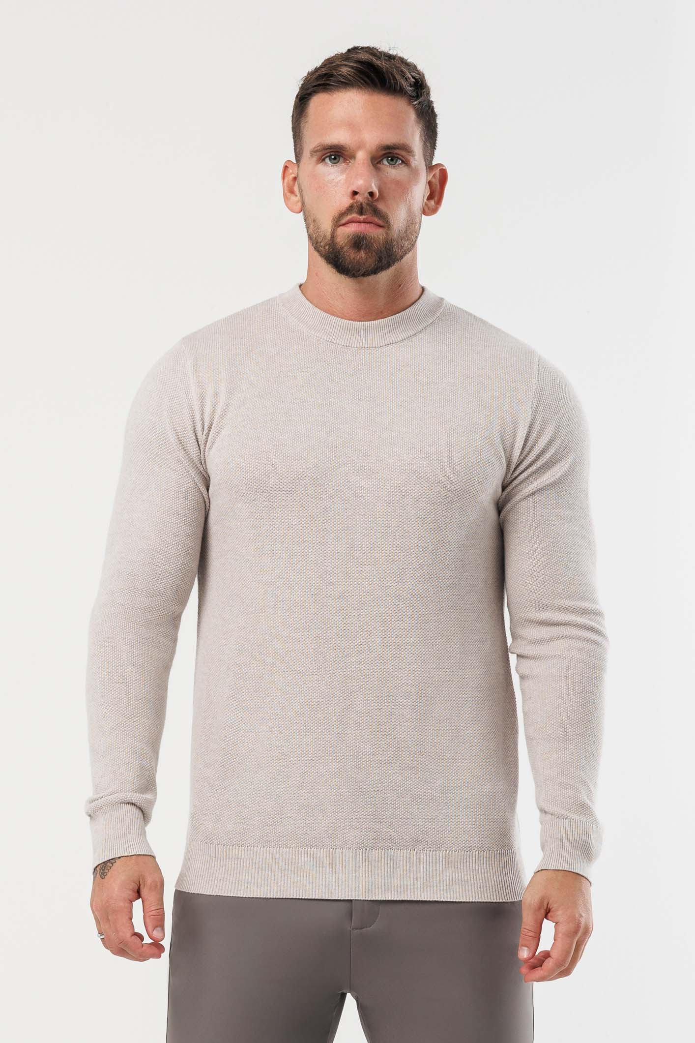 Legend London KNITWEAR - SWEATER COAST SWEATSHIRT - DEEP STONE
