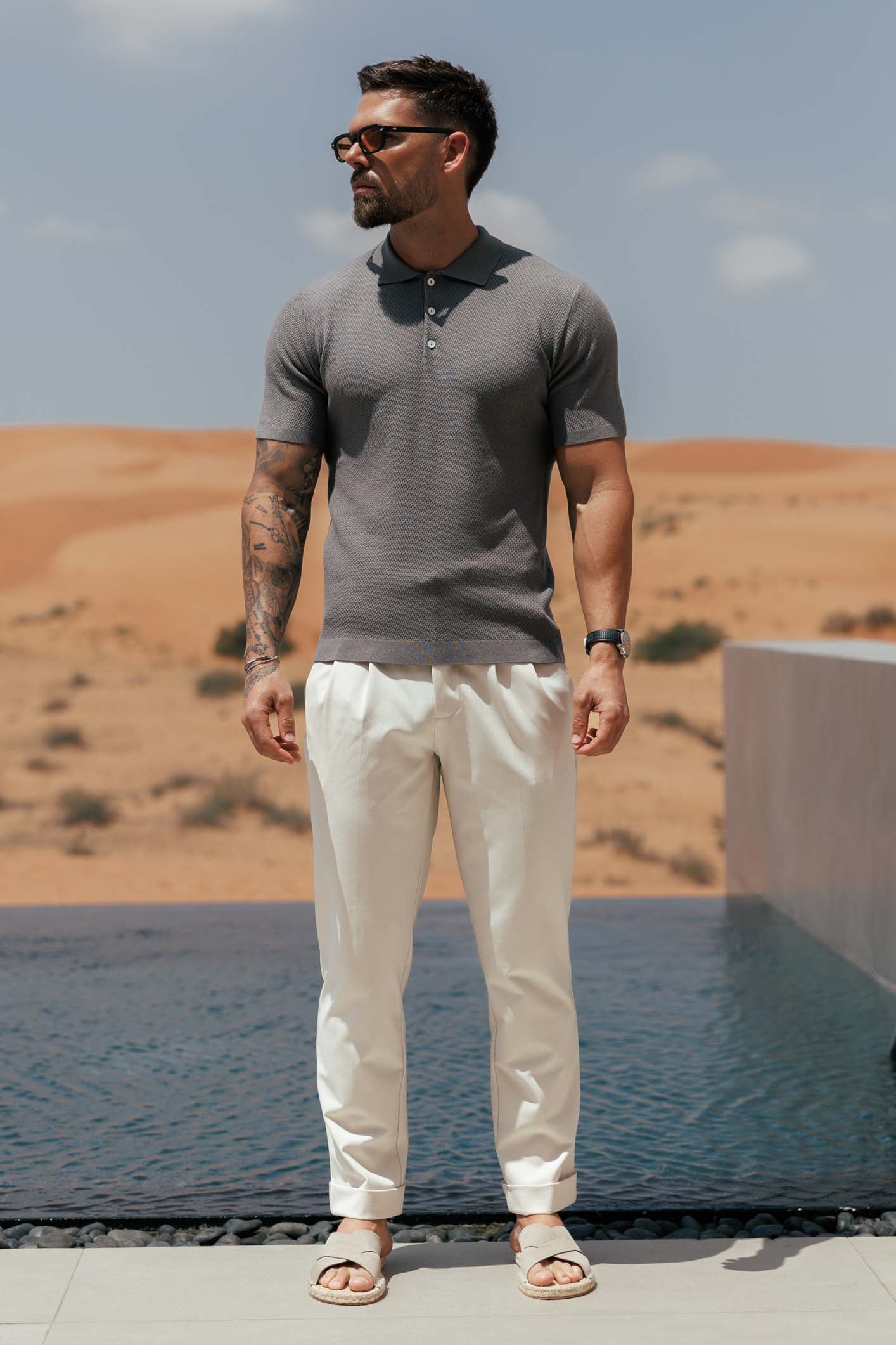 Legend London POLO COAST POLO - DARK GREY