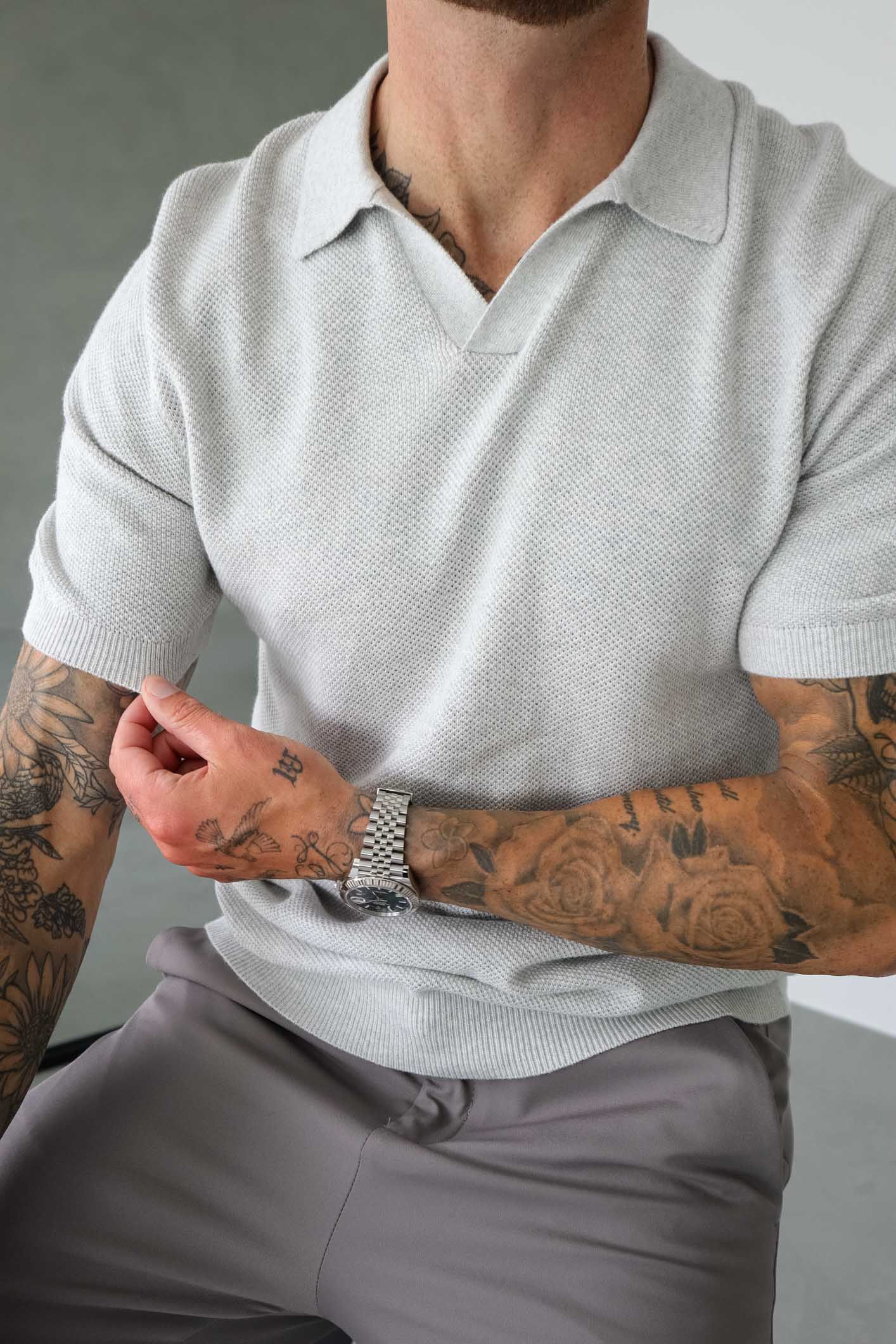 Legend London Polo COAST POLO - GREY MARL