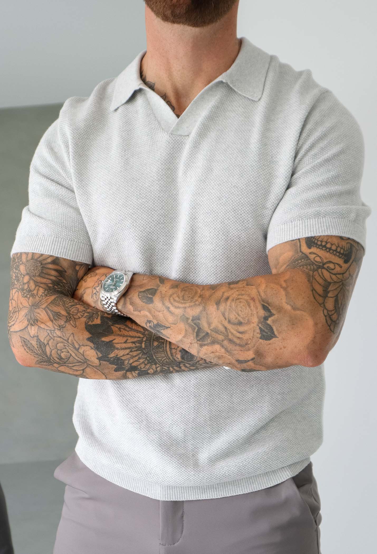 Legend London Polo COAST POLO - GREY MARL