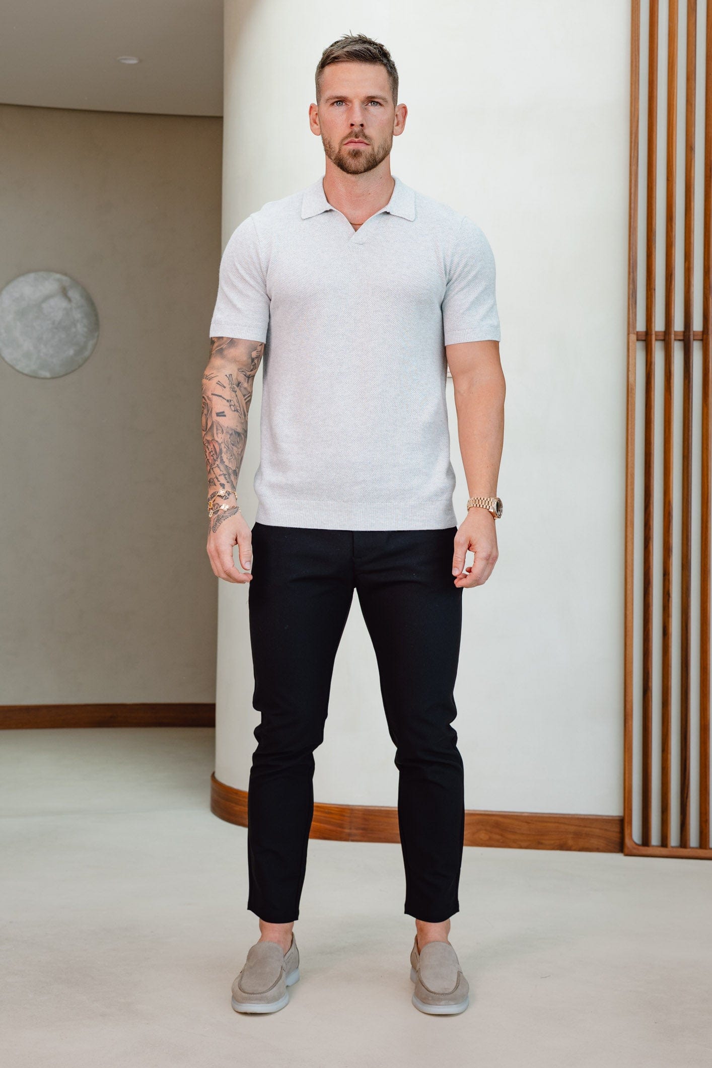 Legend London Polo COAST POLO - GREY MARL