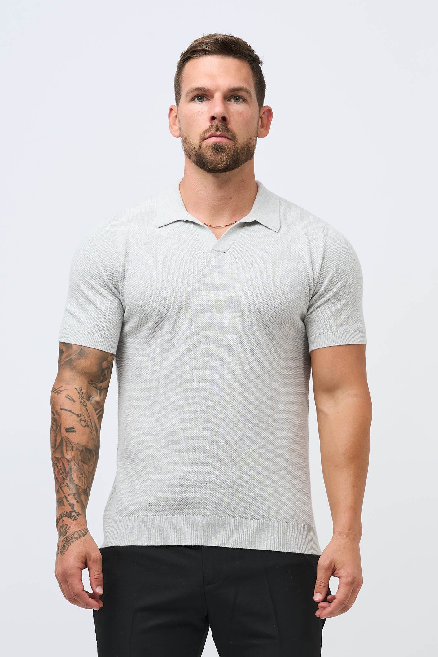 Legend London Polo COAST POLO - GREY MARL