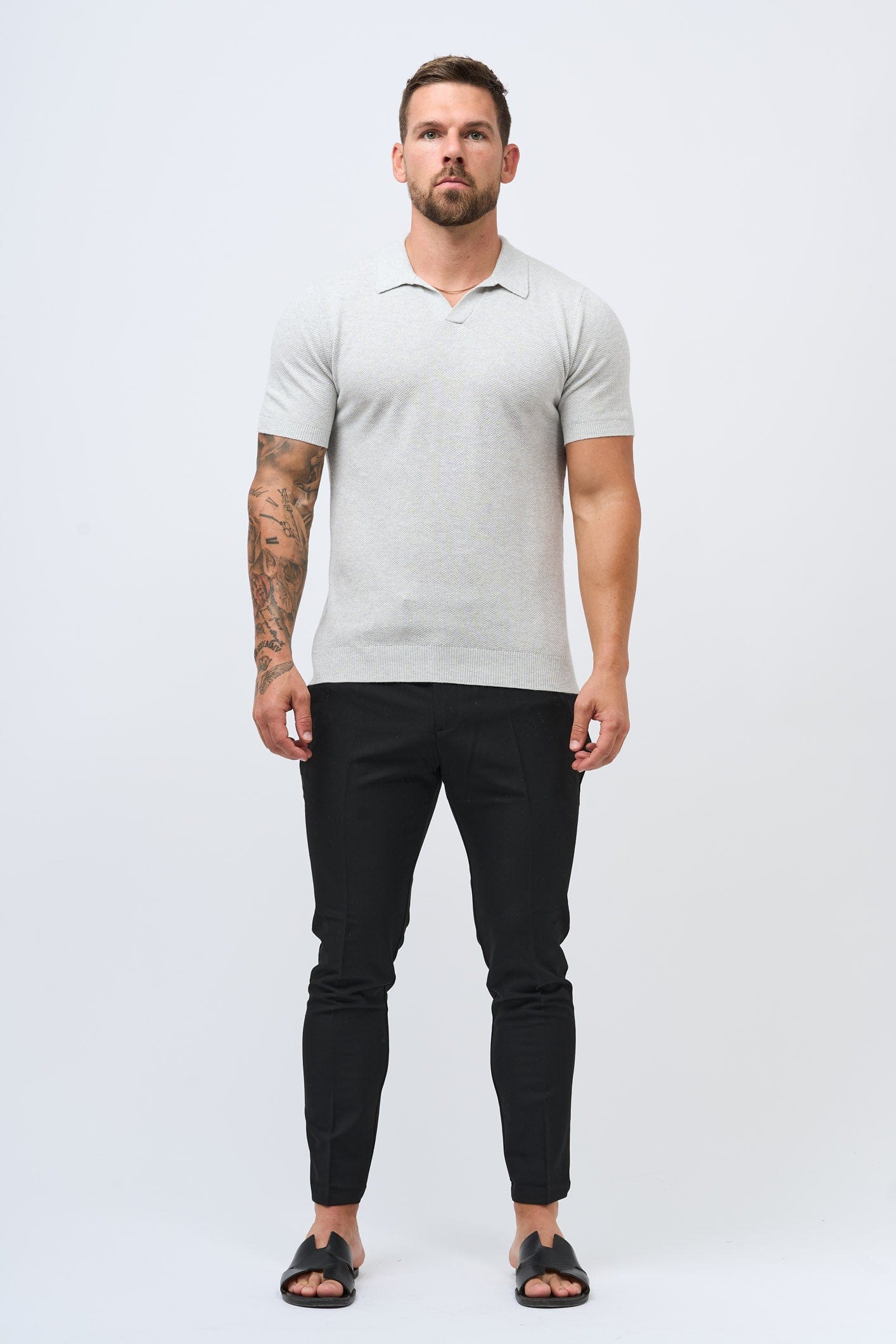 Legend London Polo COAST POLO - GREY MARL
