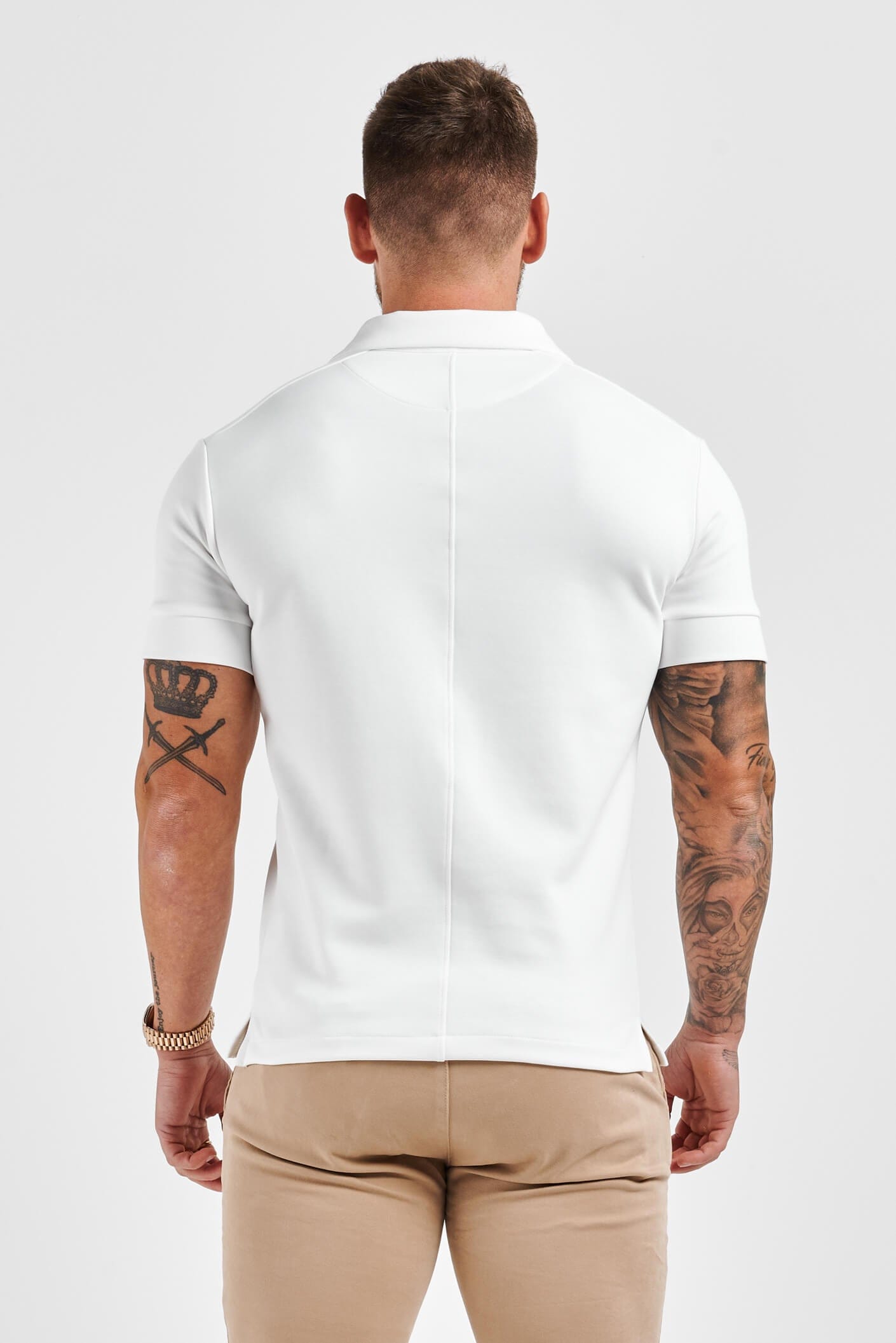 Legend London Polo CORE POLO SHIRT CREAM REVERE COLLAR